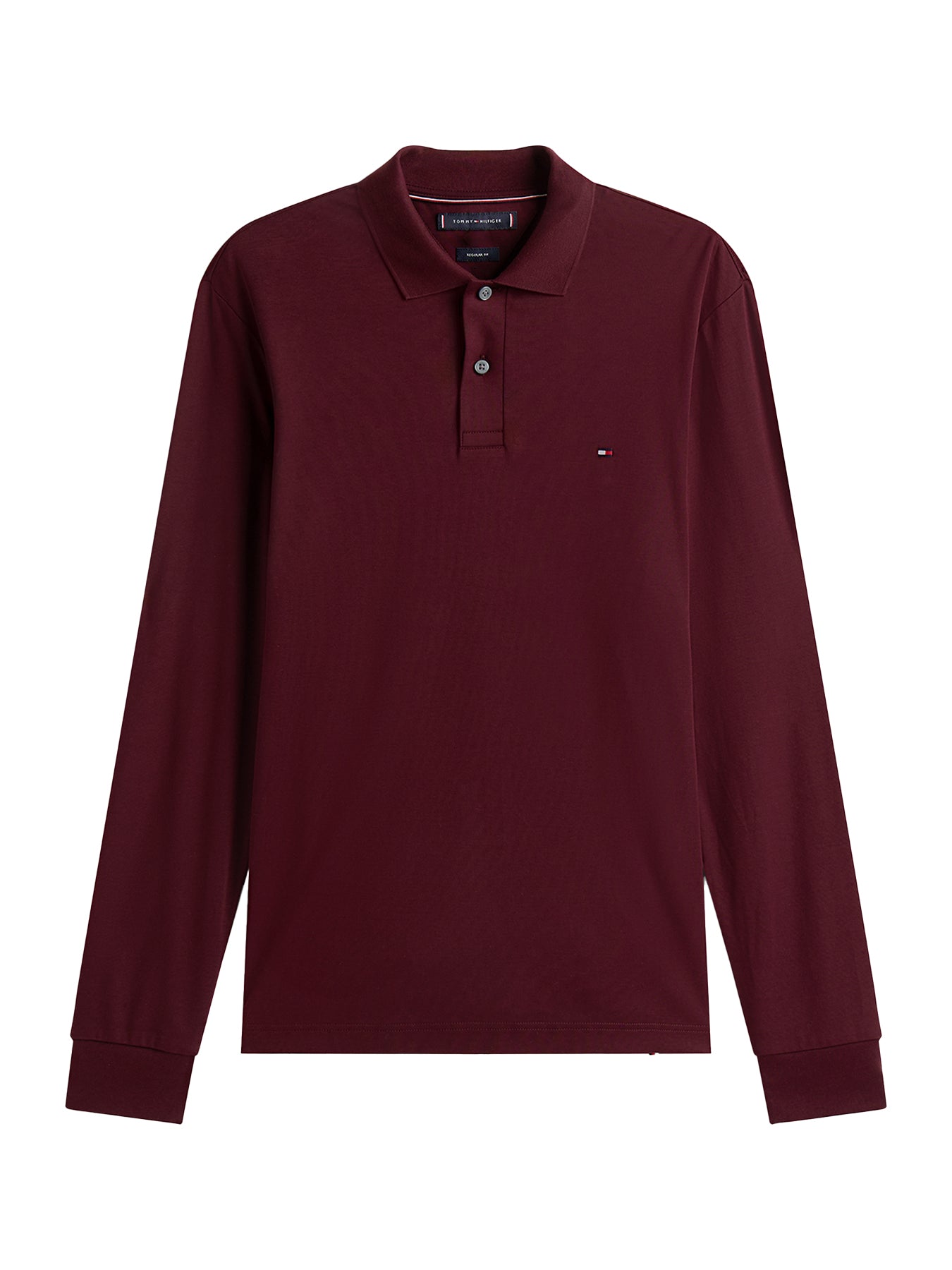 Regular Fit Long Sleeve Polo Shirt Red