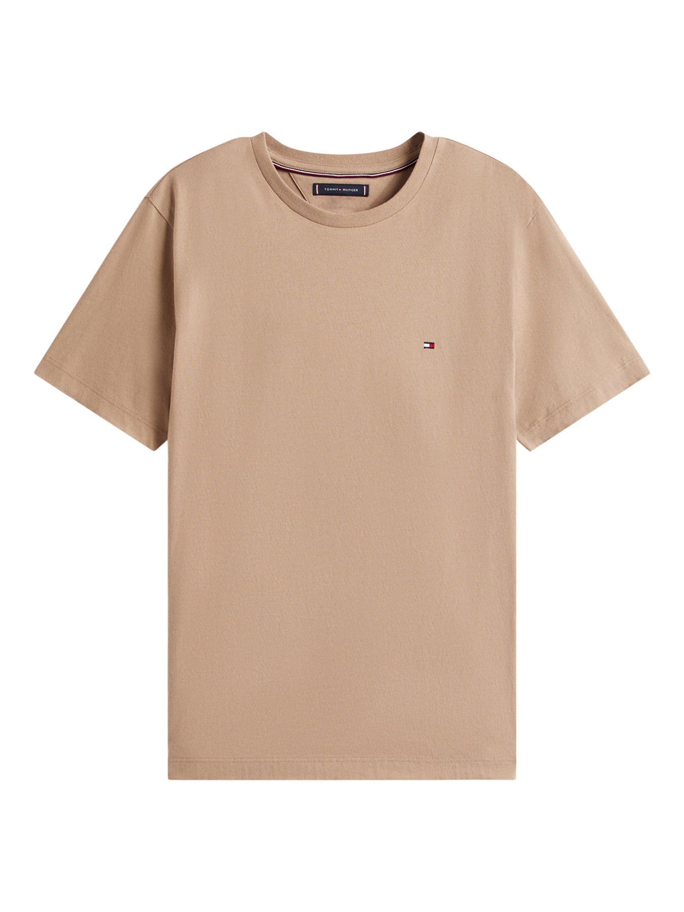 Flag Embroidery Crew Neck T-Shirt