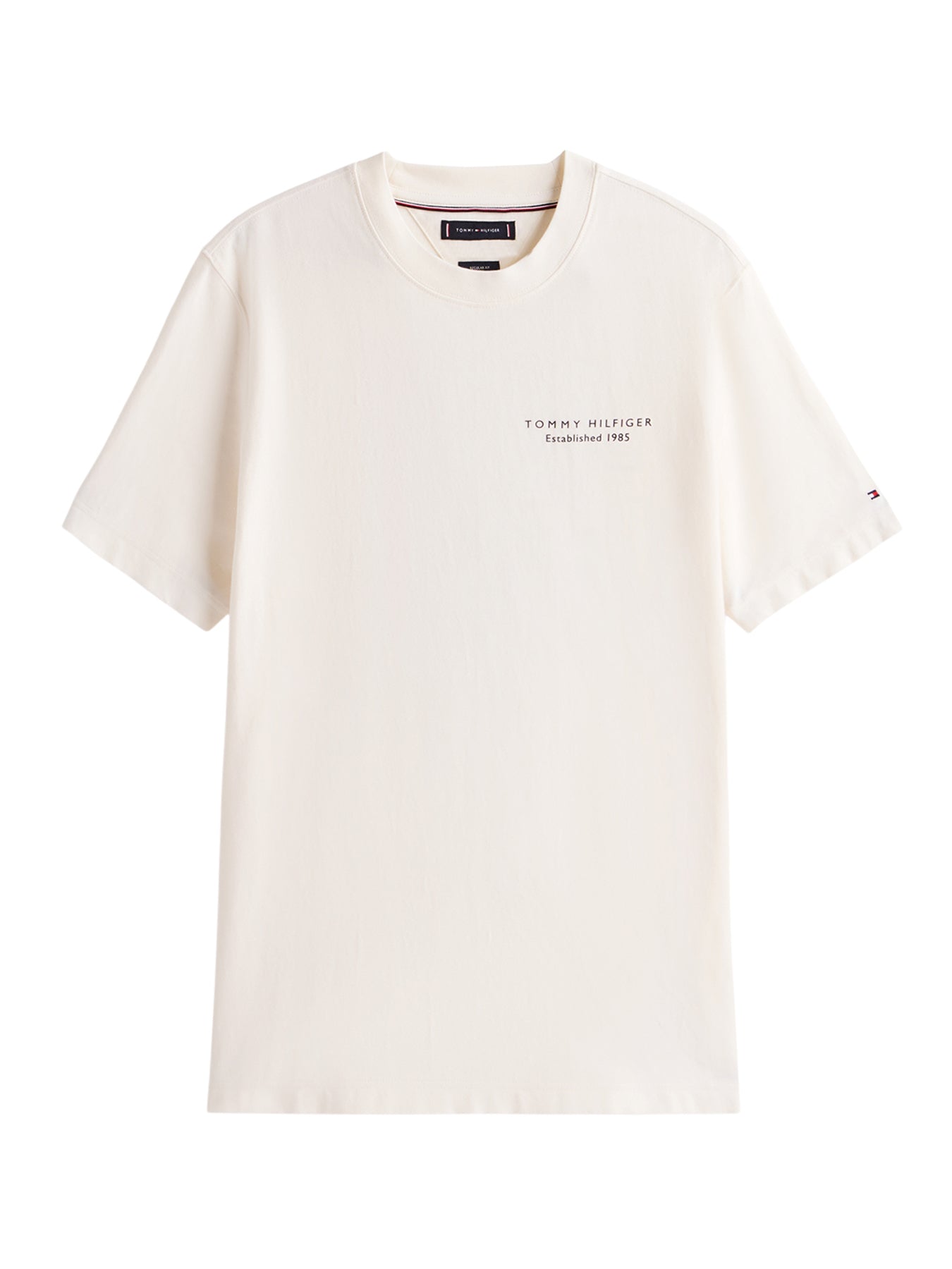 Back Print Jersey T-Shirt Ivory