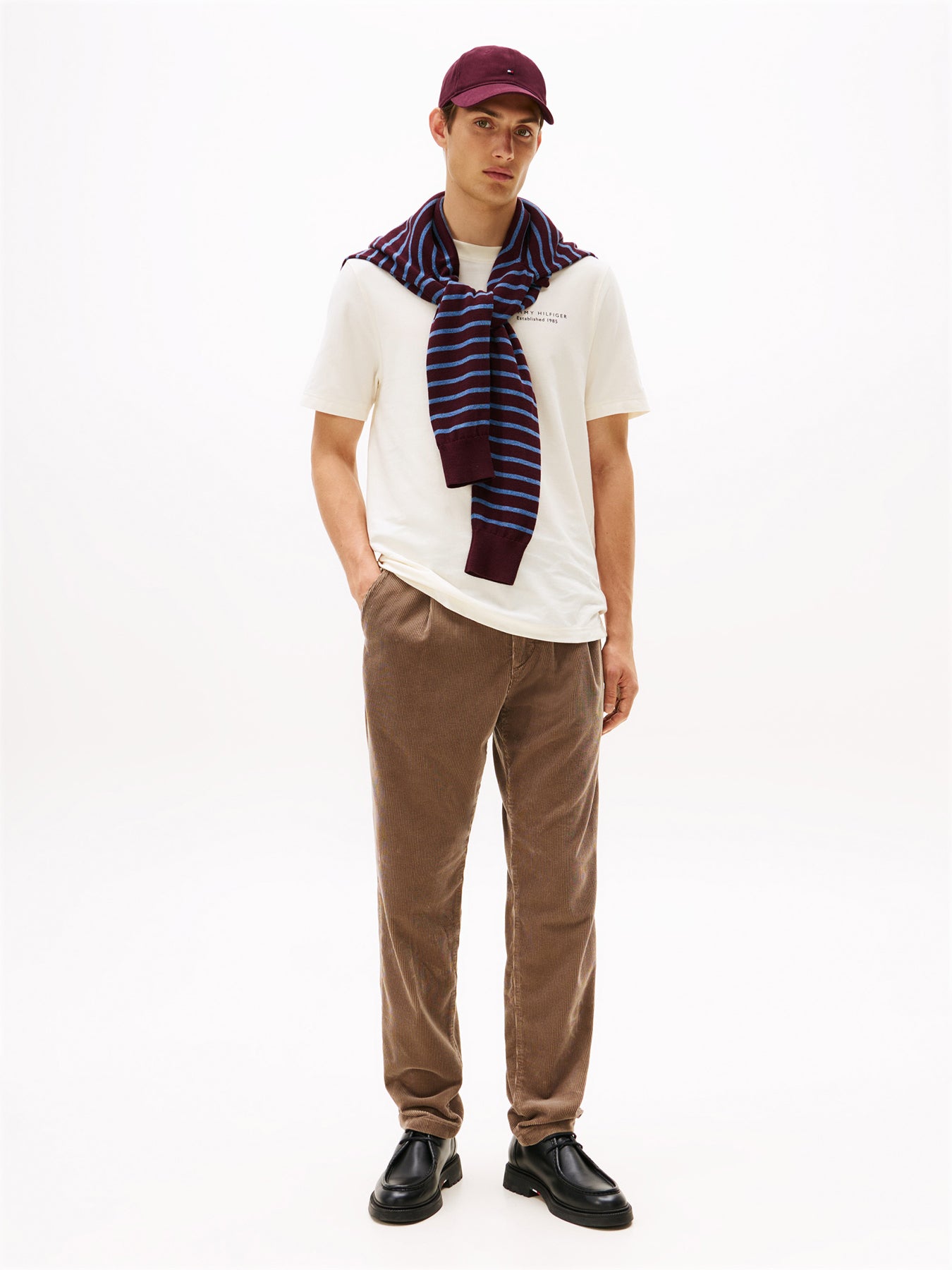 Back Print Jersey T-Shirt Ivory