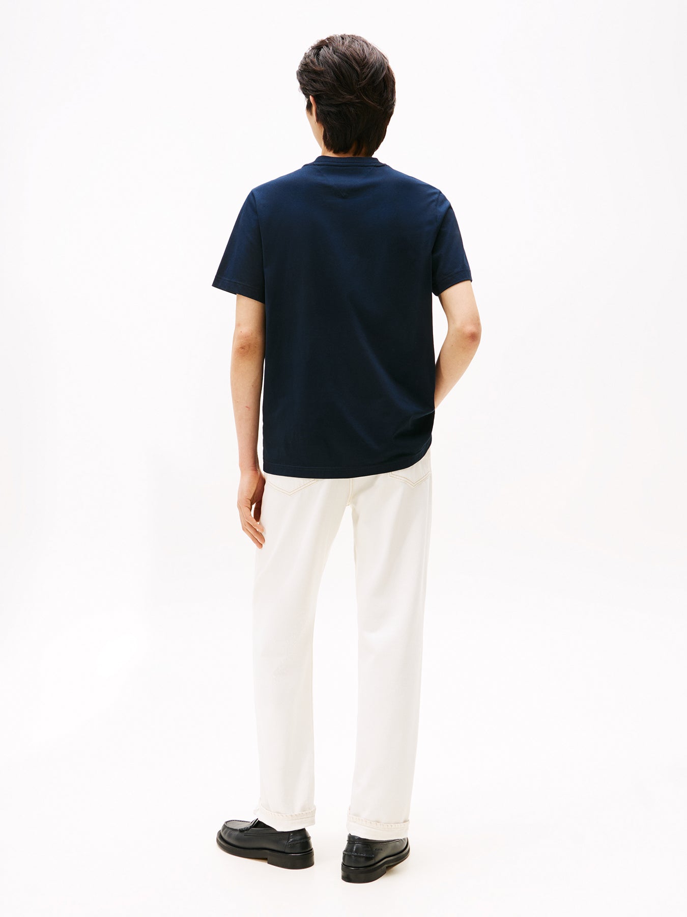 Rubberised Crest Jersey T-Shirt Blue