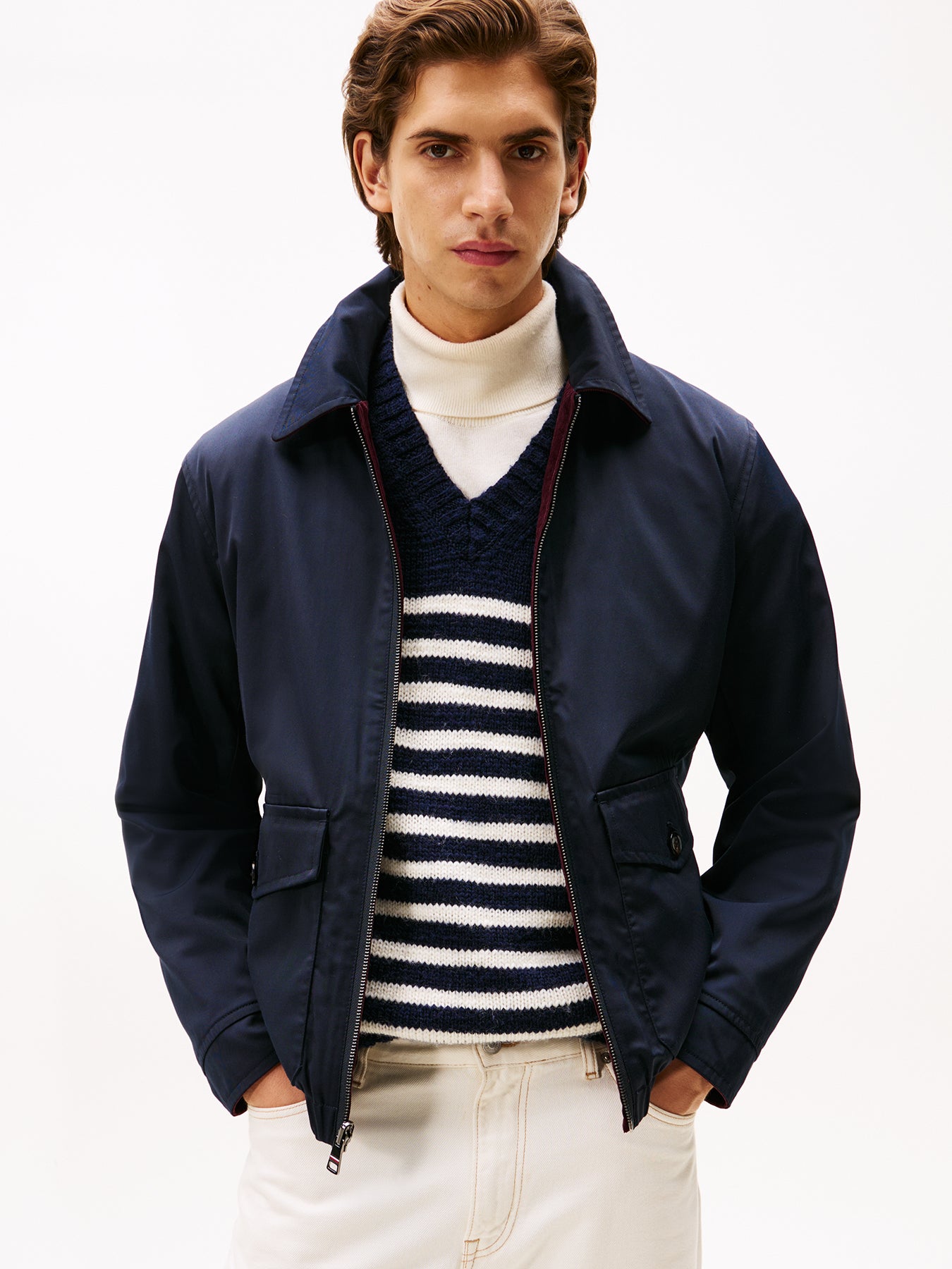 Corduroy Reversible Ivy Jacket Red