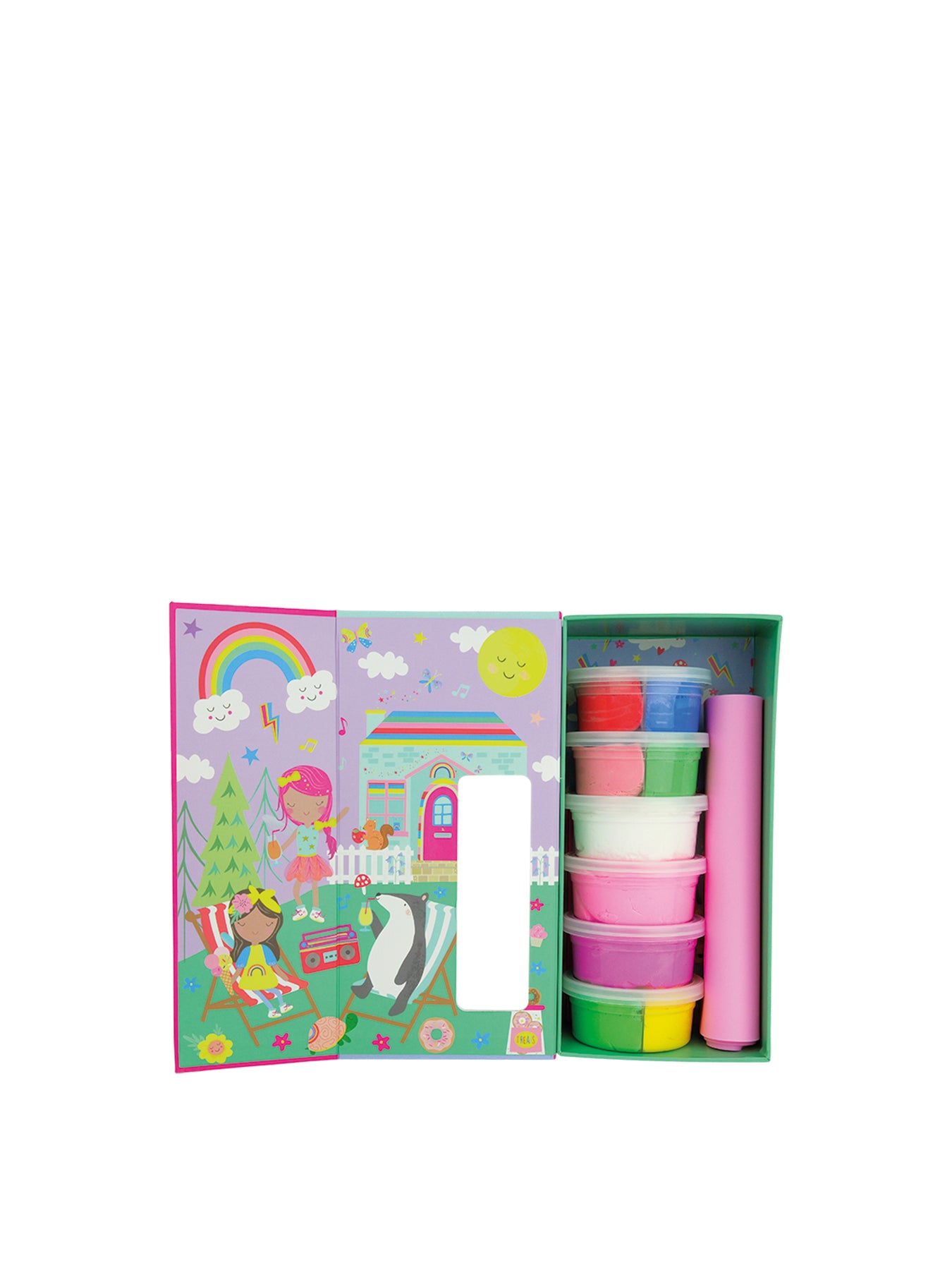 Floss & Rock Rock Clay N Play Rainbow Fairy Set