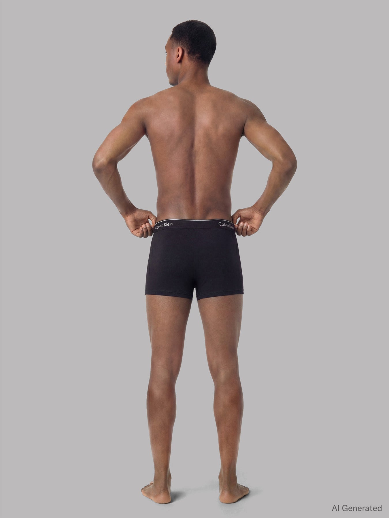 Icon Cotton Stretch Relaxed Trunks 3-Pack Black