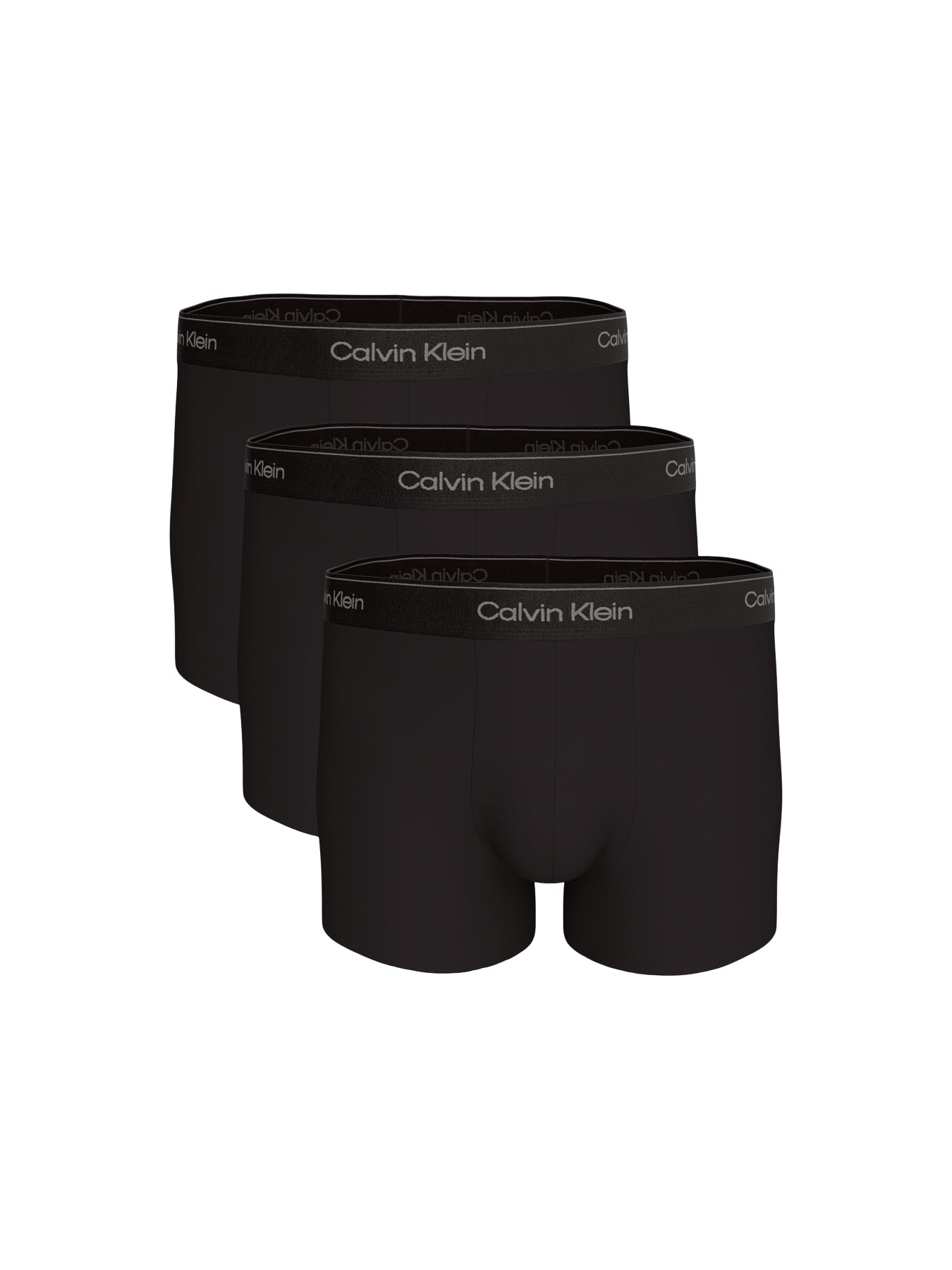 Cotton Stretch Trunks 3 Pack Black