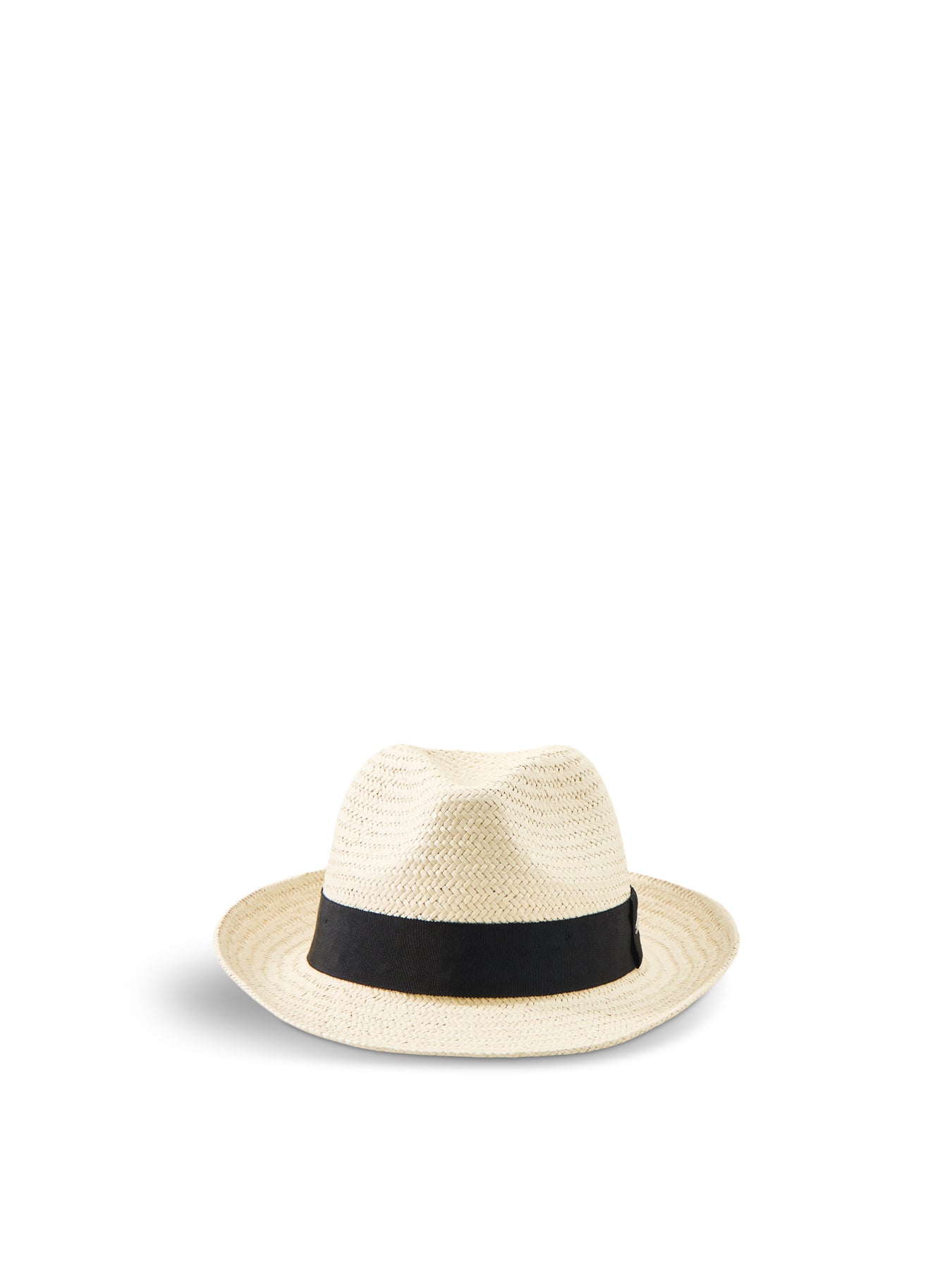 Straw Fedora Hat Cream