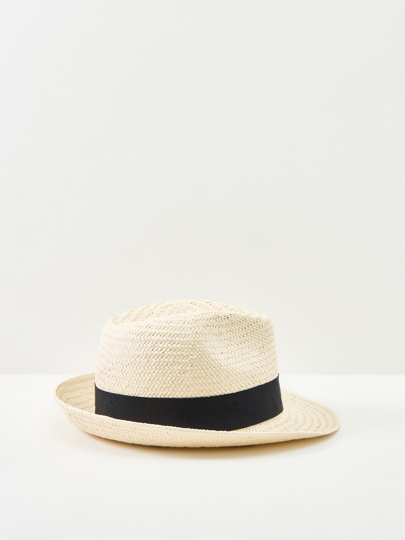 Straw Fedora Hat Cream