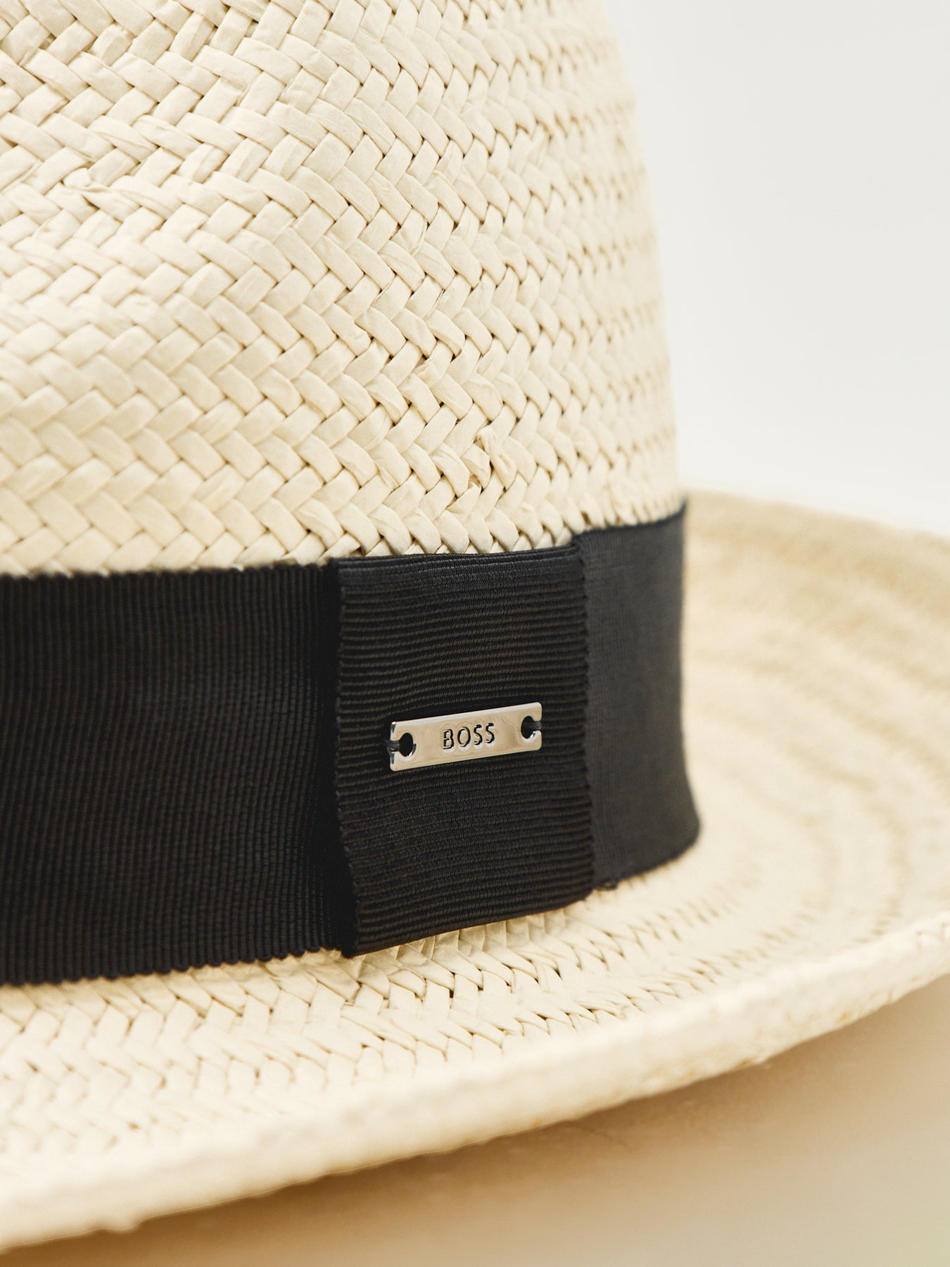 Straw Fedora Hat Cream