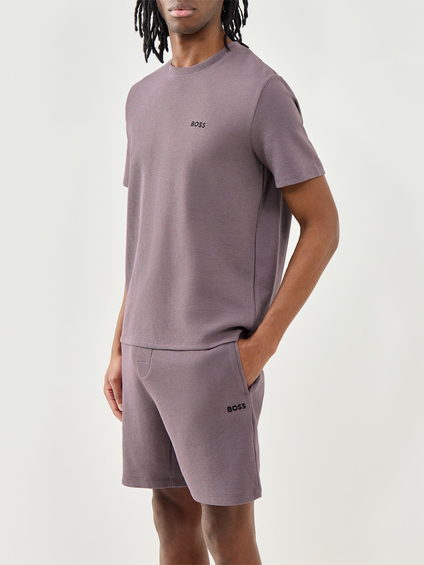 Waffle Shorts Purple