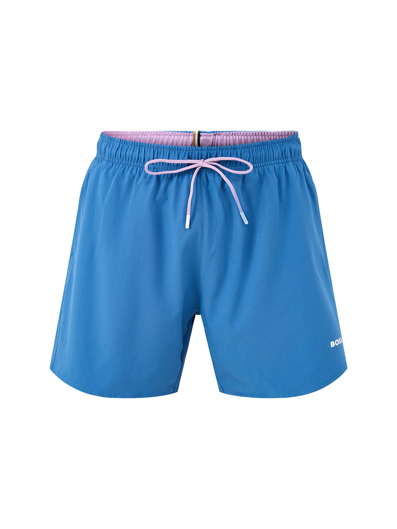 Tio Contrast Waistband Swim Shorts Blue