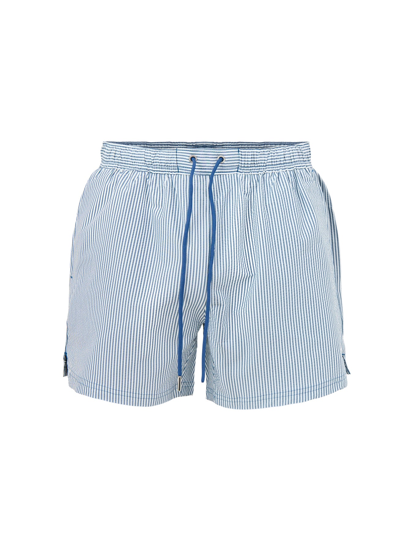 Seersucker Swim Shorts Blue