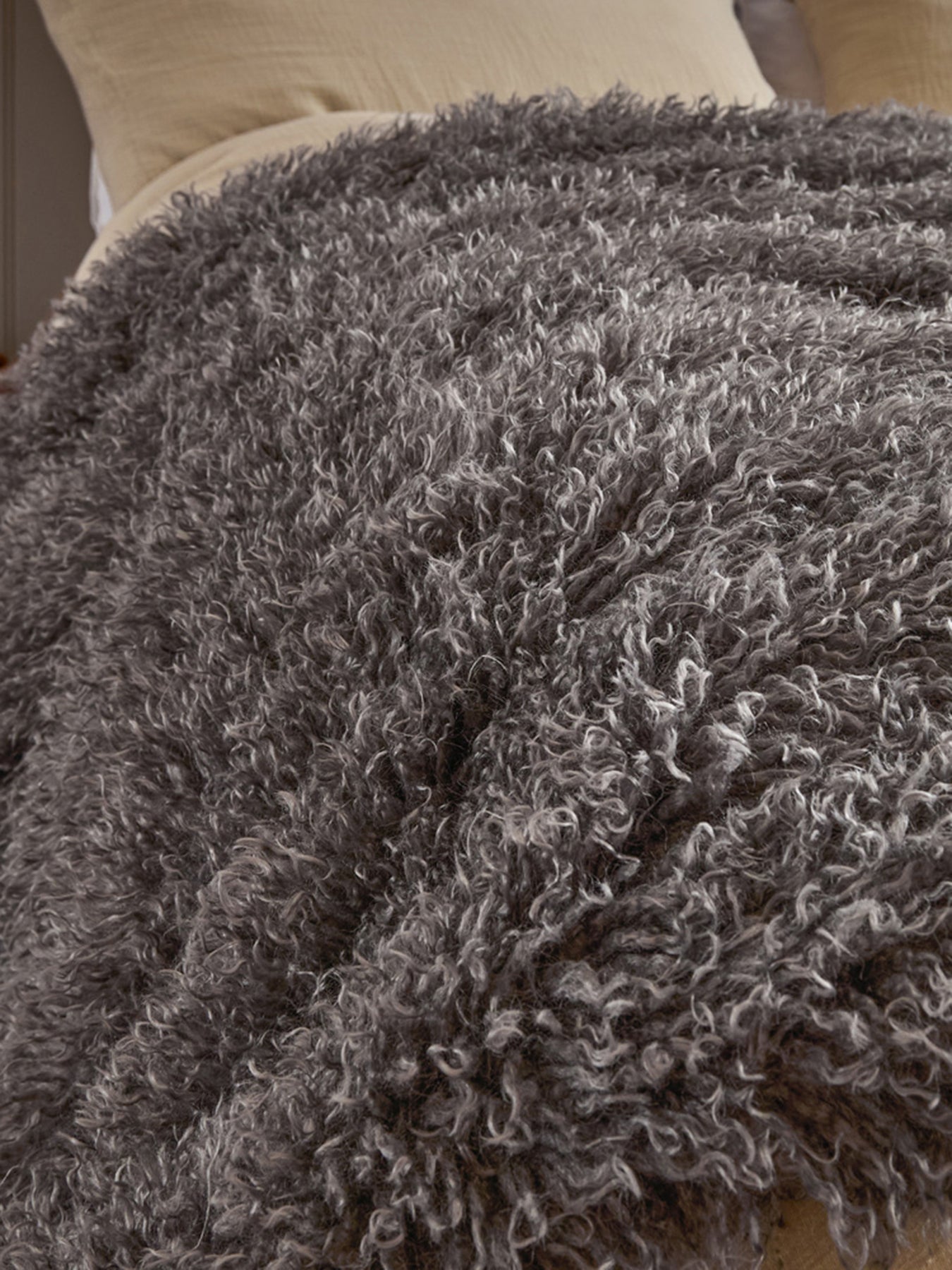 Rowan Soft-Touch Throw Grey