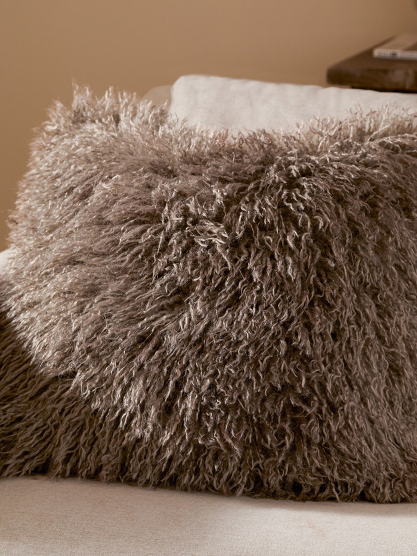 Rowan Feather Cushion Soft-Fill Square Mocha