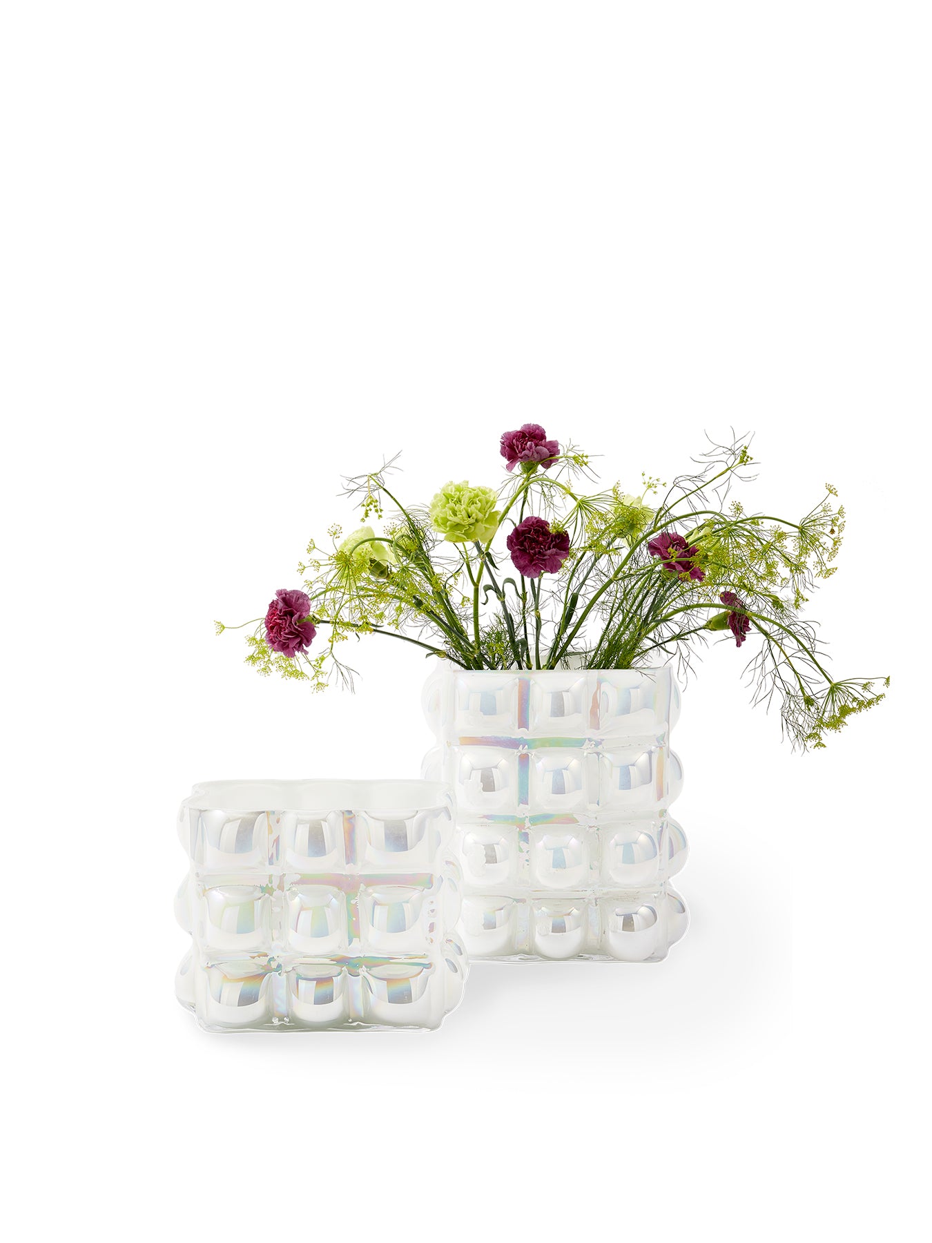 Bubble Glass Vase Small