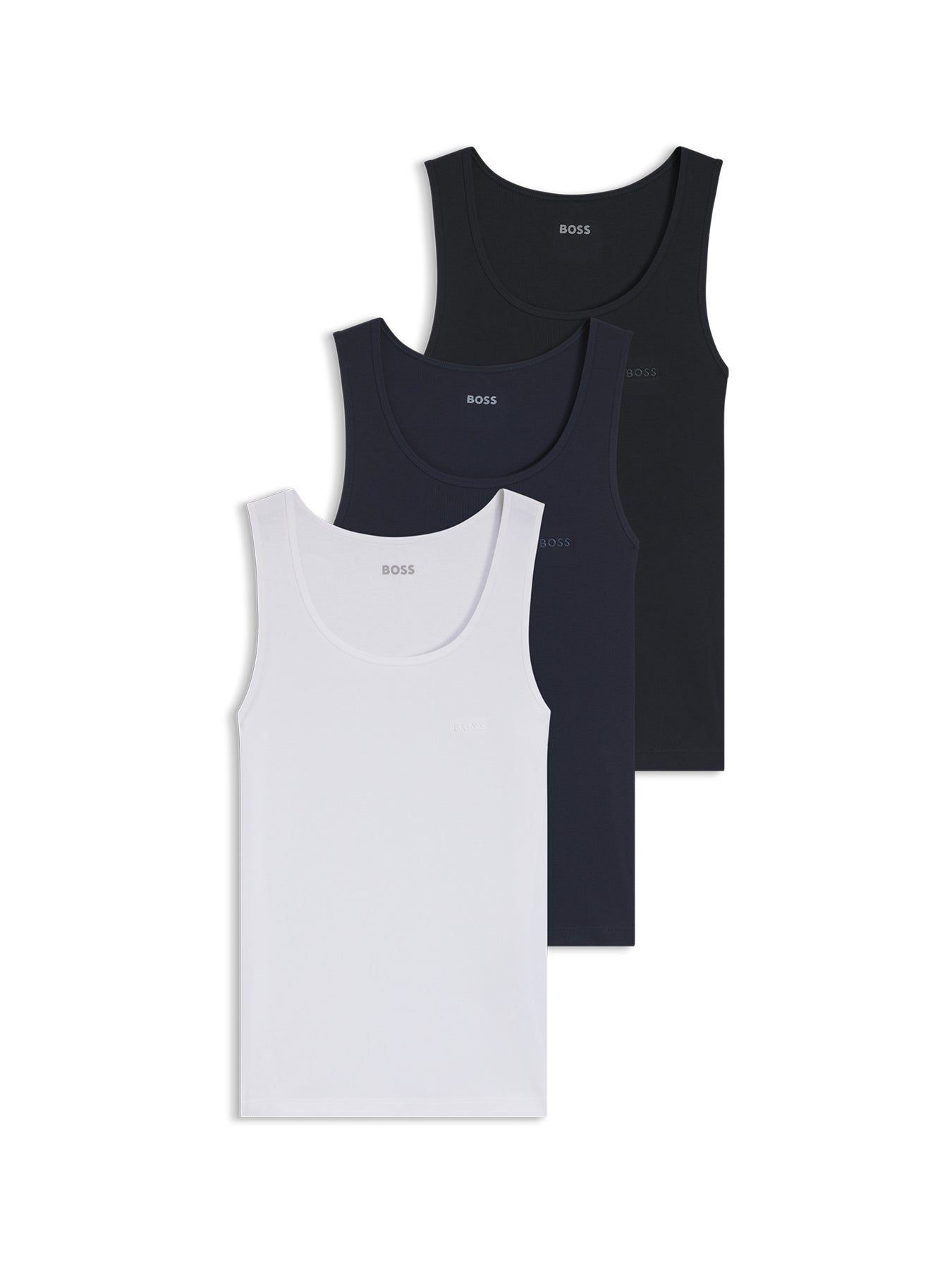 Rib Tank Tops 3 Pack
