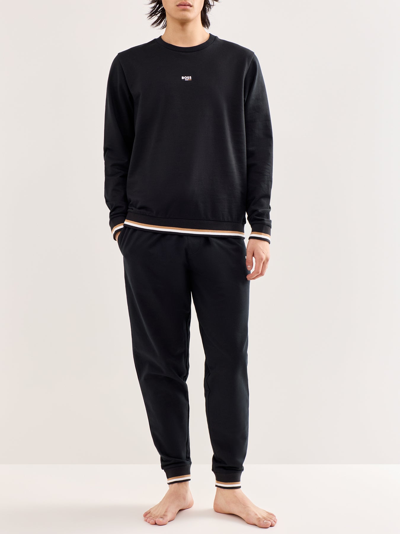 Iconic Cotton Sweatshirt Black