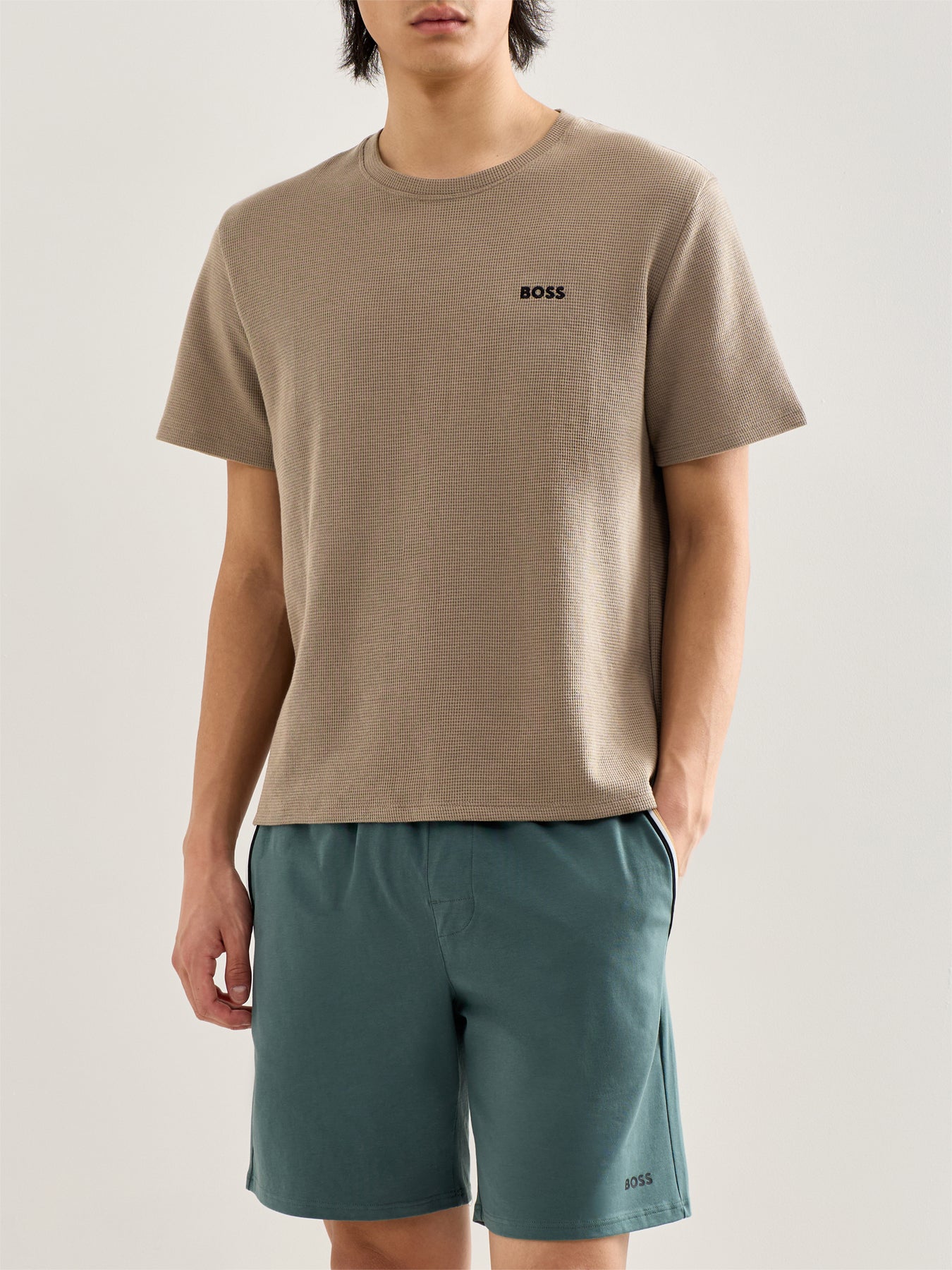Waffle T Shirt Brown