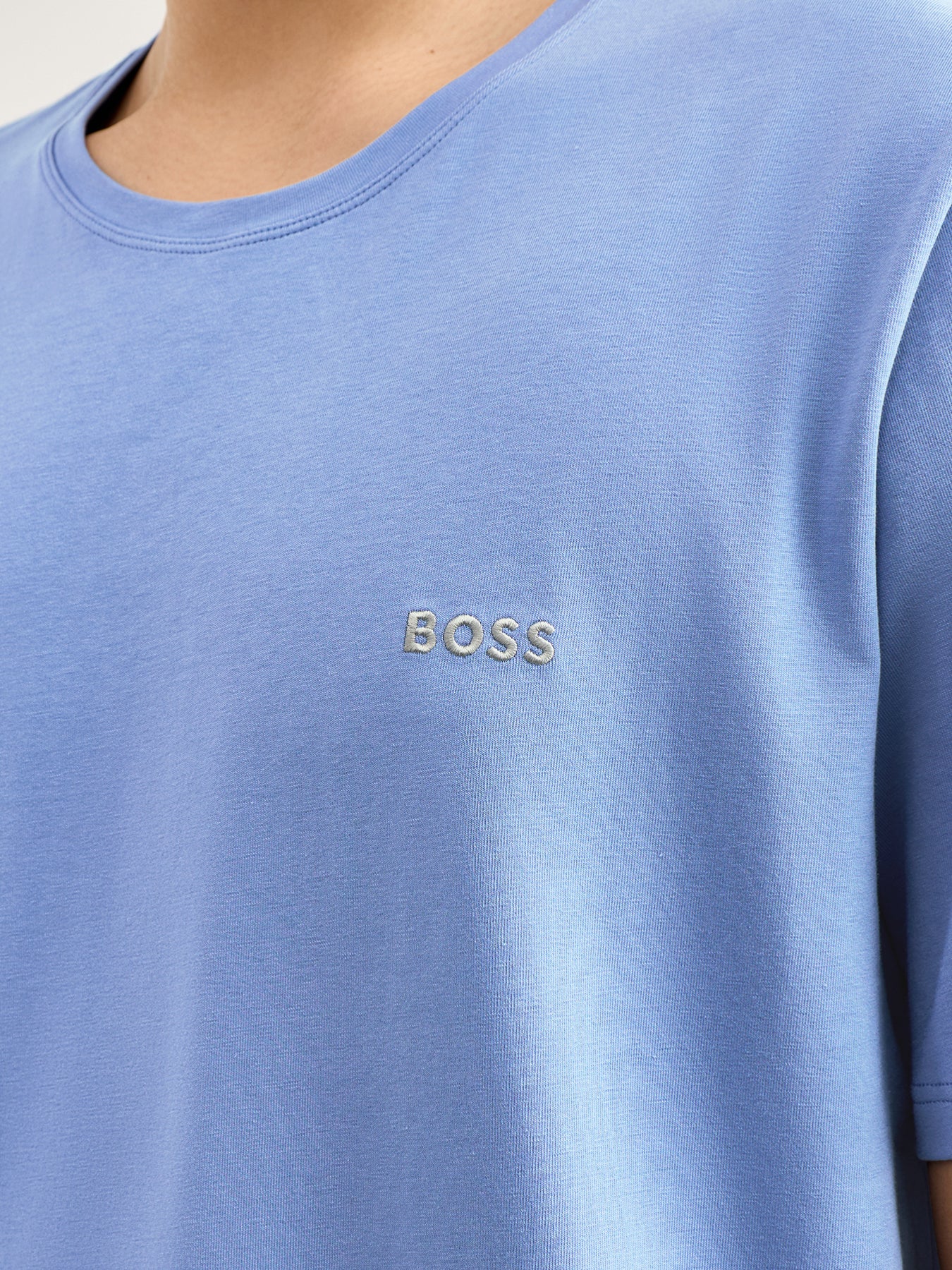 Waffle T Shirt Blue