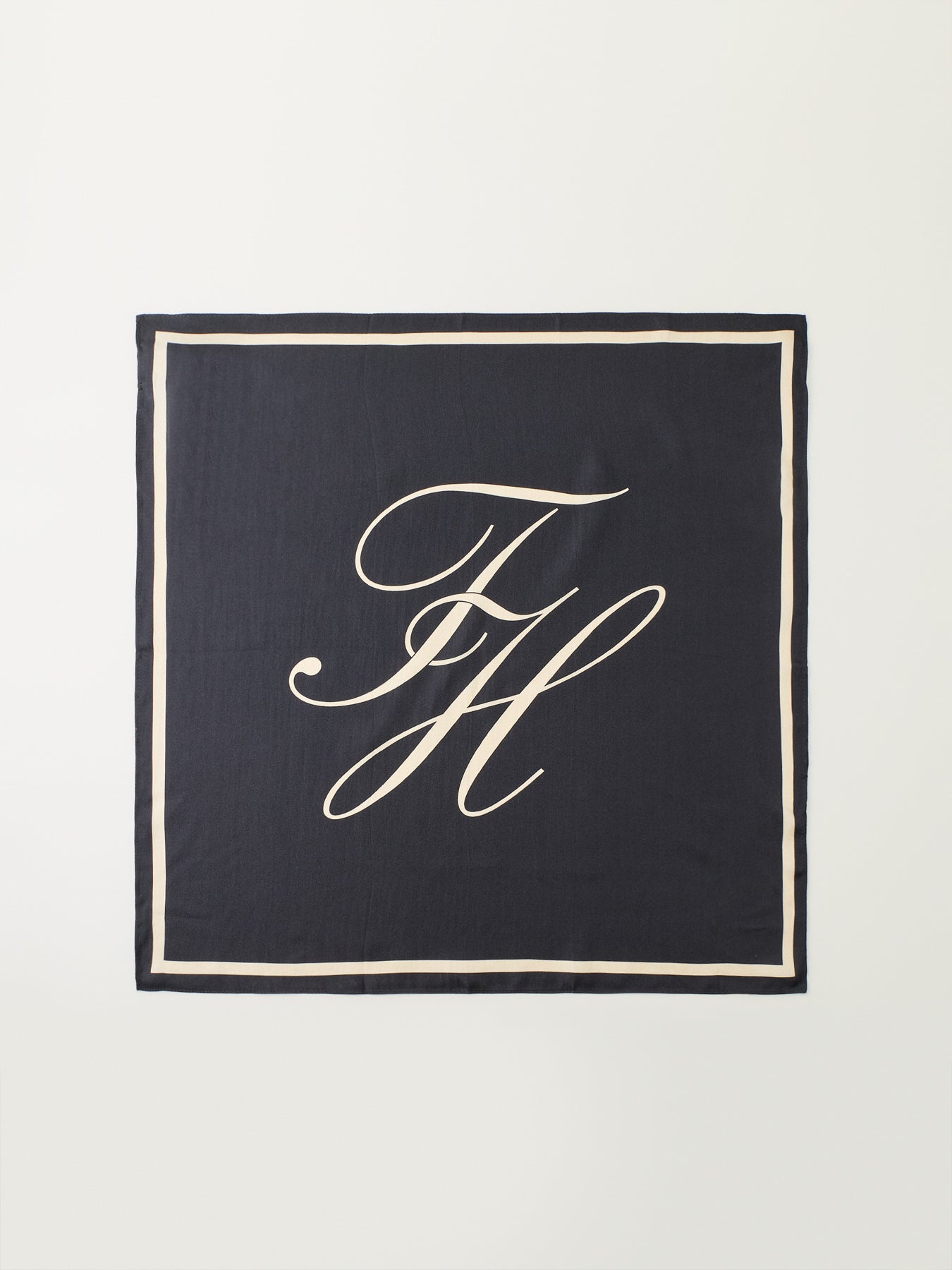 Tommy Script Silk Scarf
