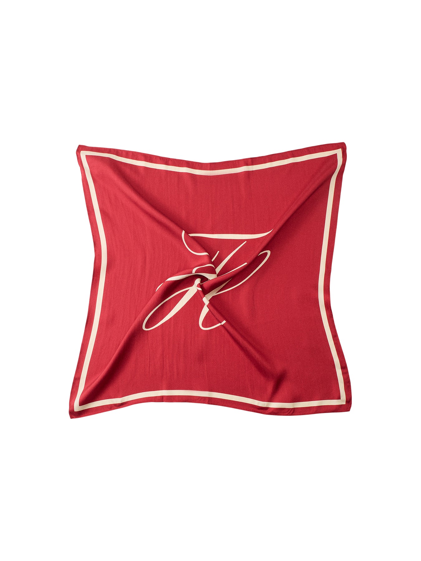 Tommy Script Silk Scarf