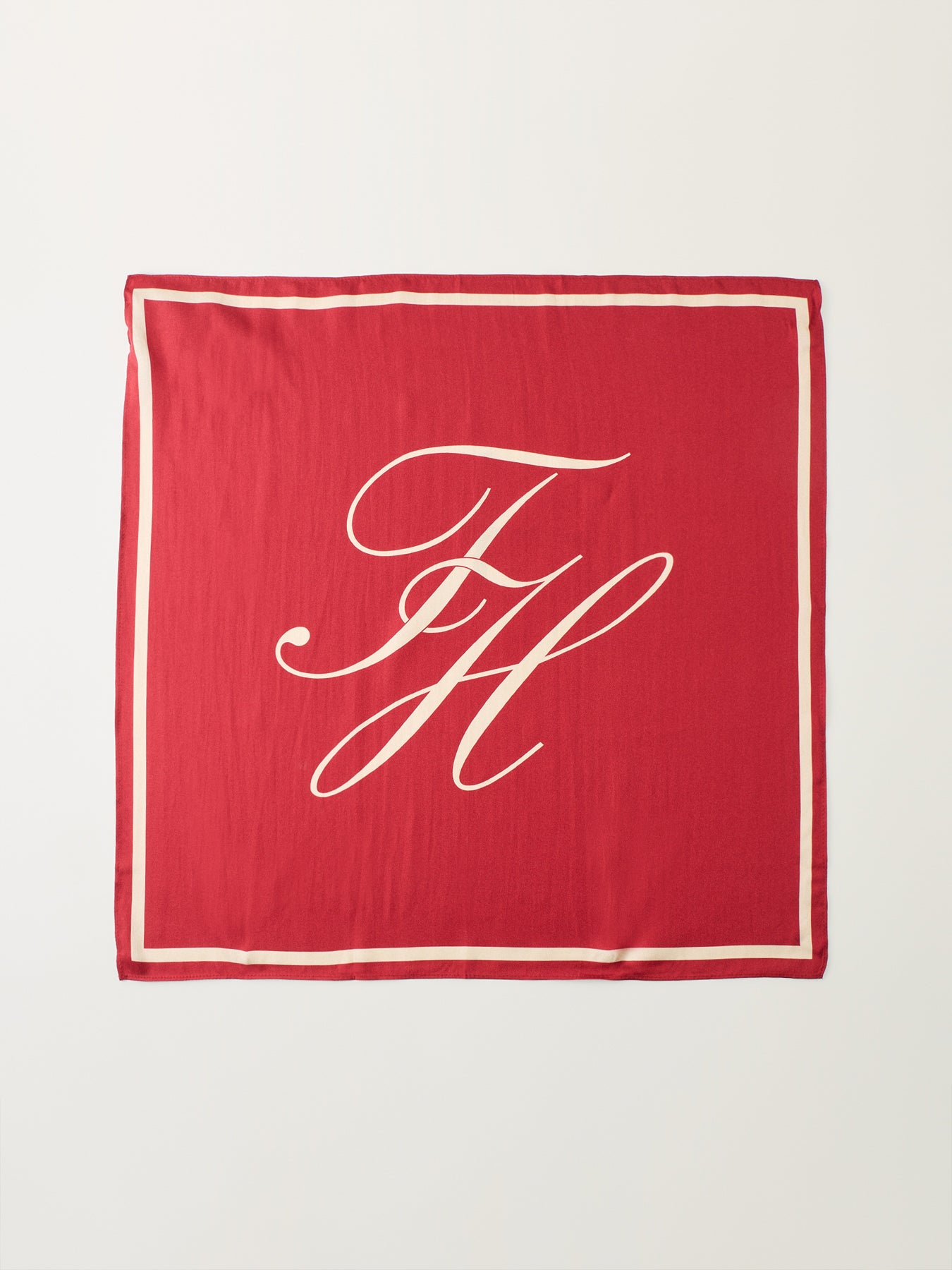 Tommy Script Silk Scarf
