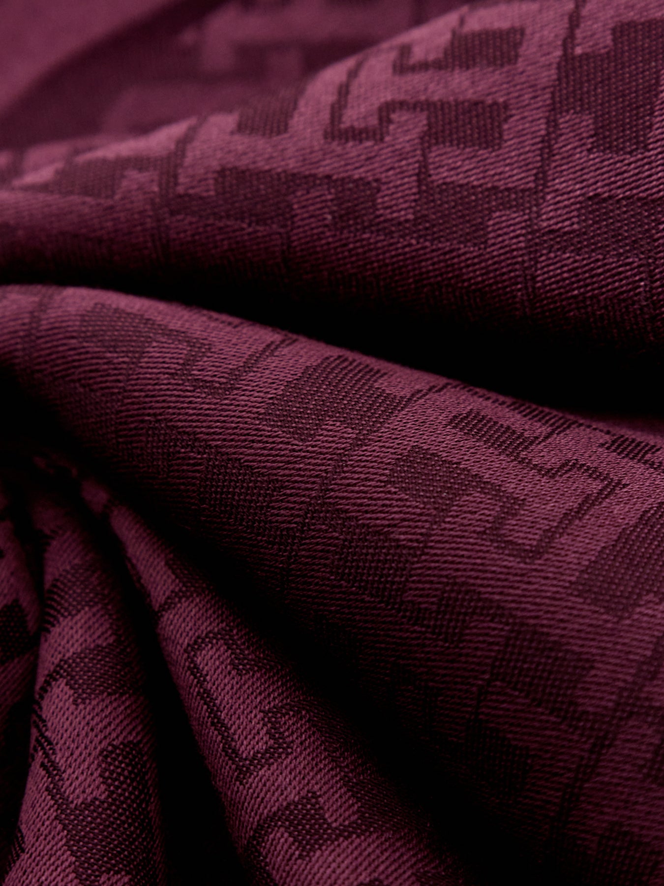 Monogram Scarf Burgundy