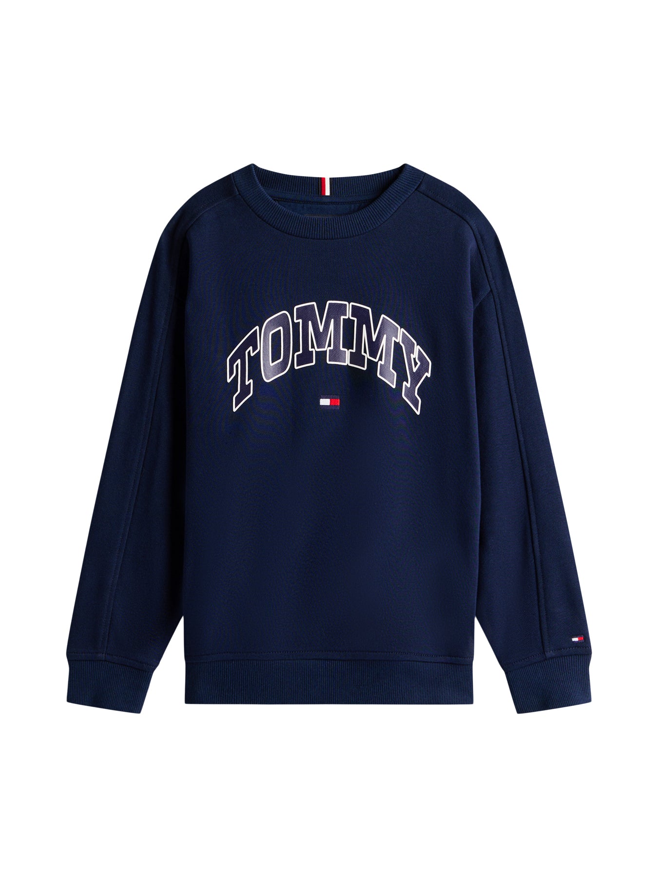 Varsity Logo Print Crew Neck Sweatshirt
