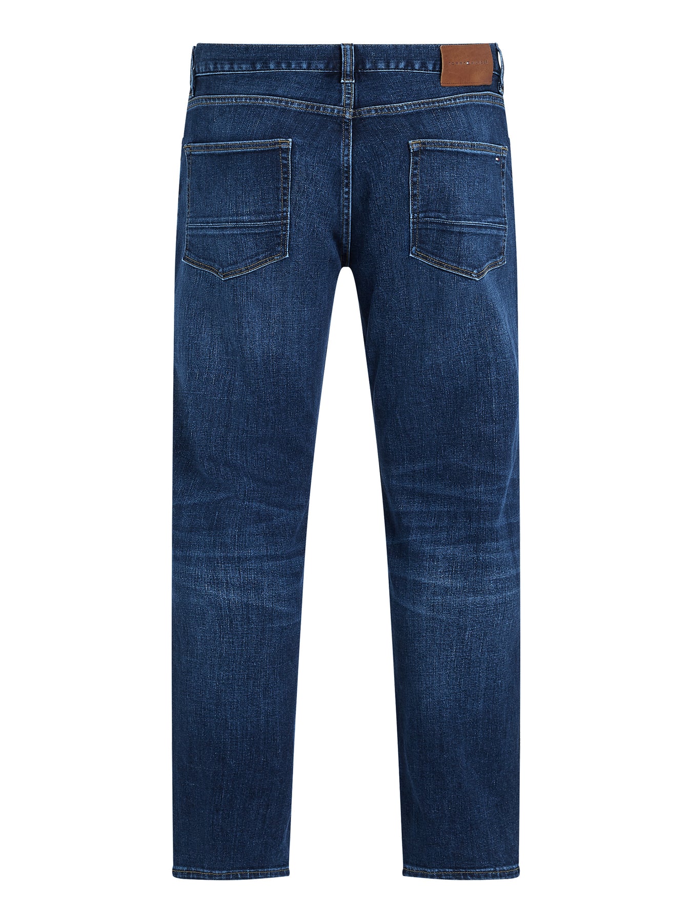 Denton Straight Leg Jeans Dark Blue Cotton