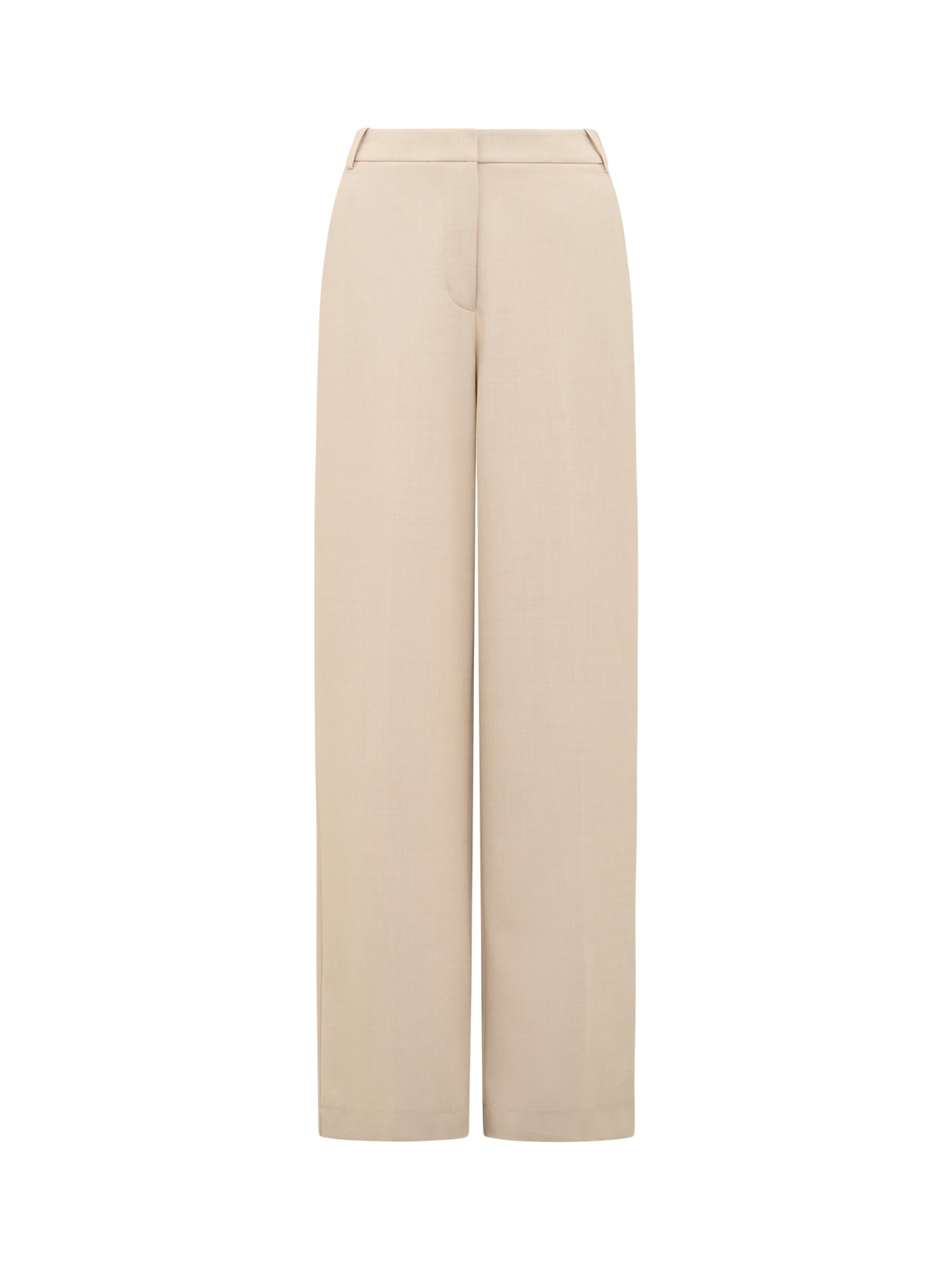 Lulu Wide Leg Pants Milk Marle Suit