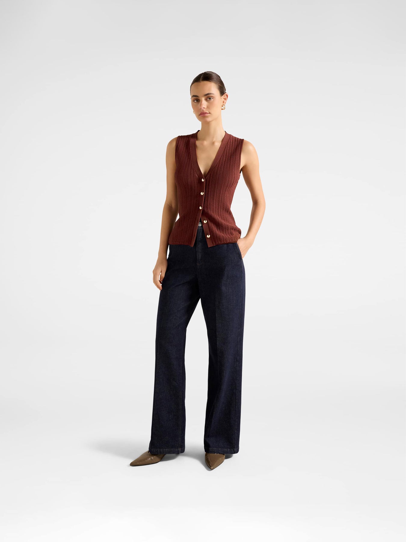 Ivy Pointelle Waistcoat
