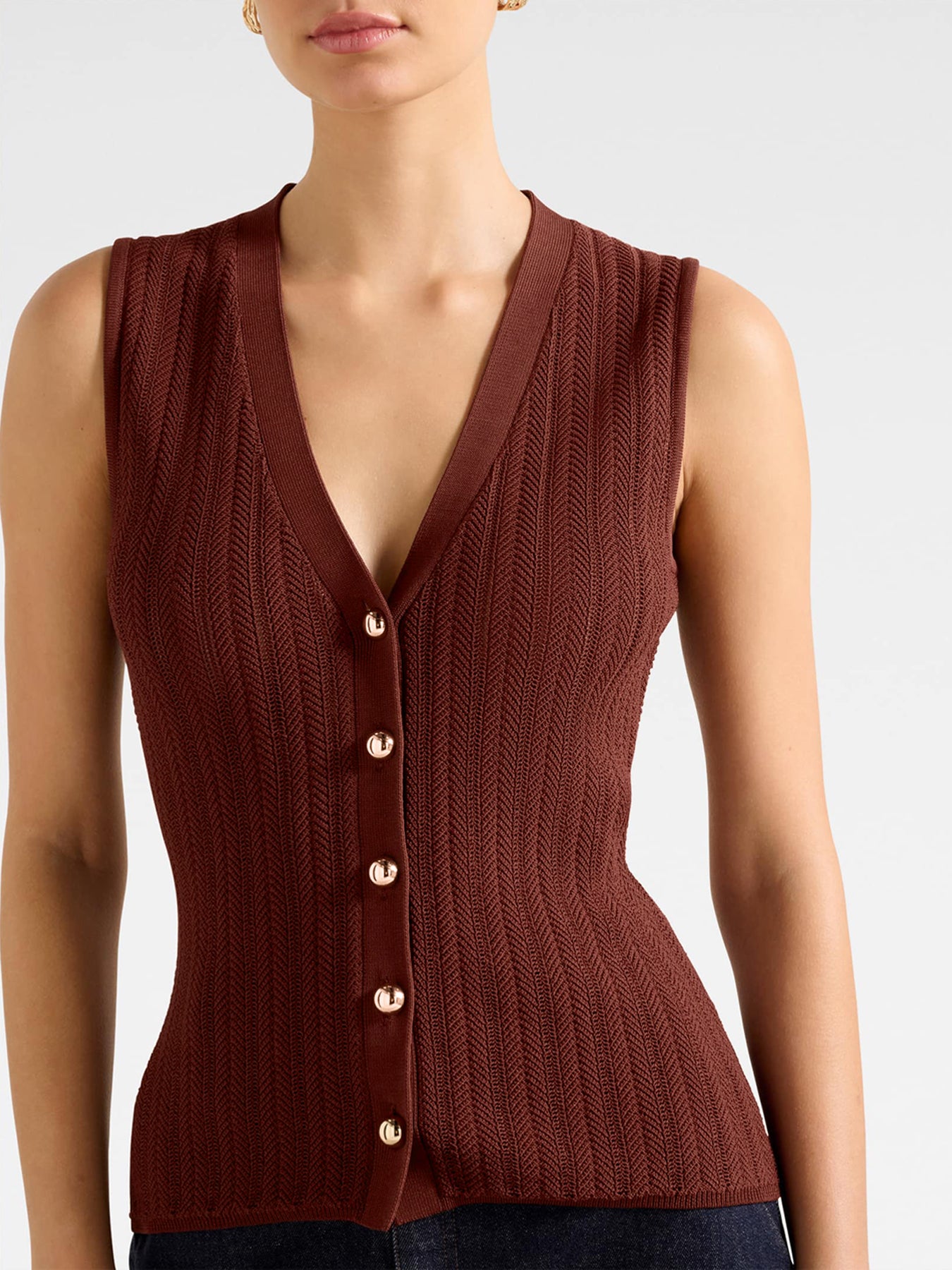 Ivy Pointelle Waistcoat