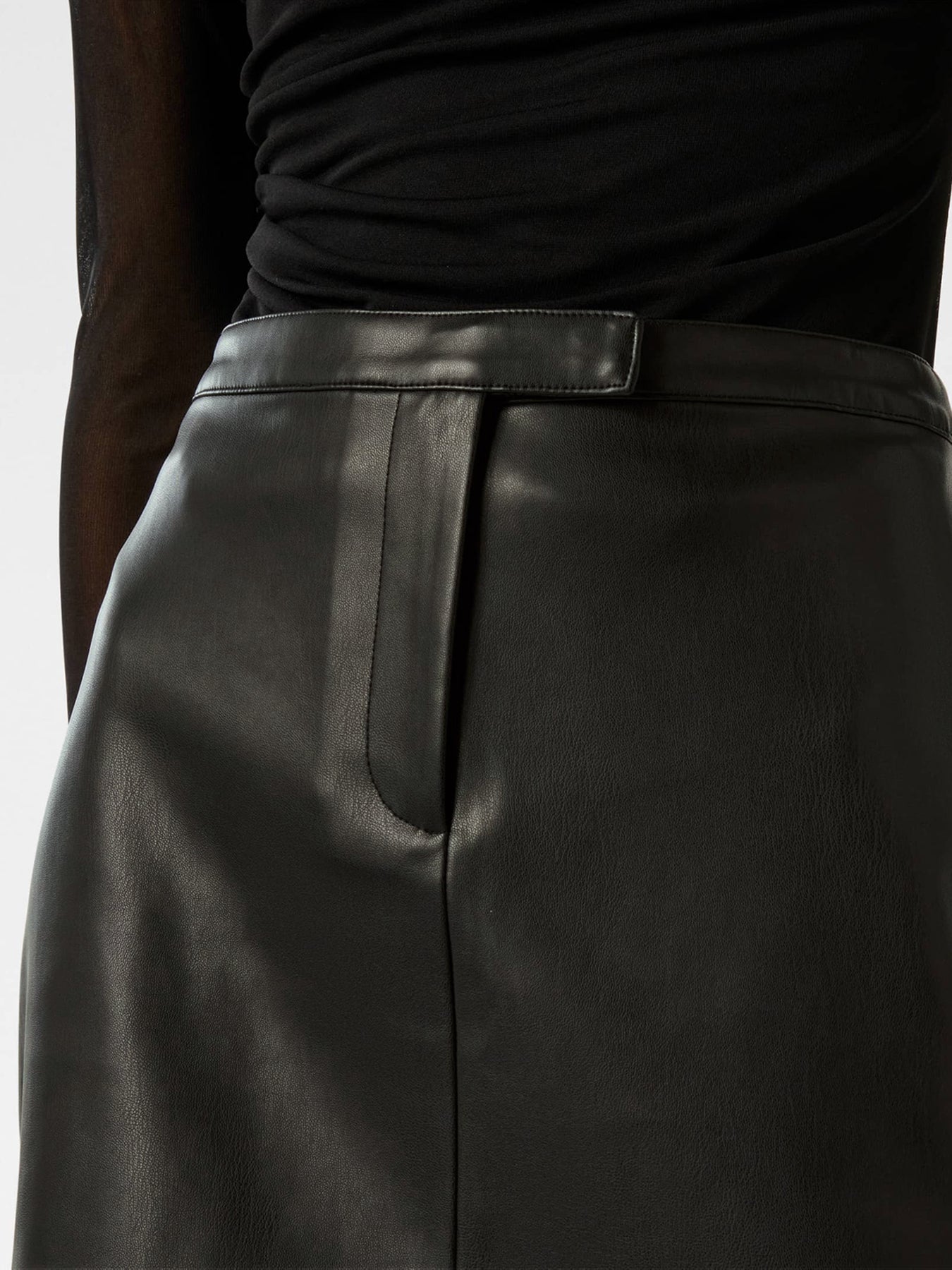 Gemma Vegan Leather Mini Skirt