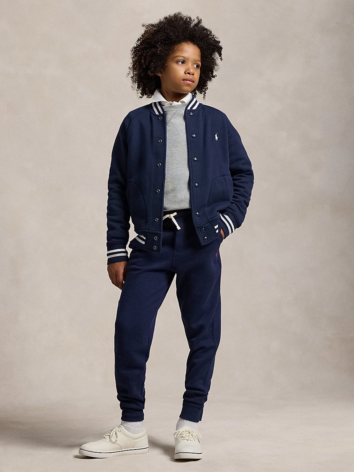 Raglan Bomber Jacket Navy