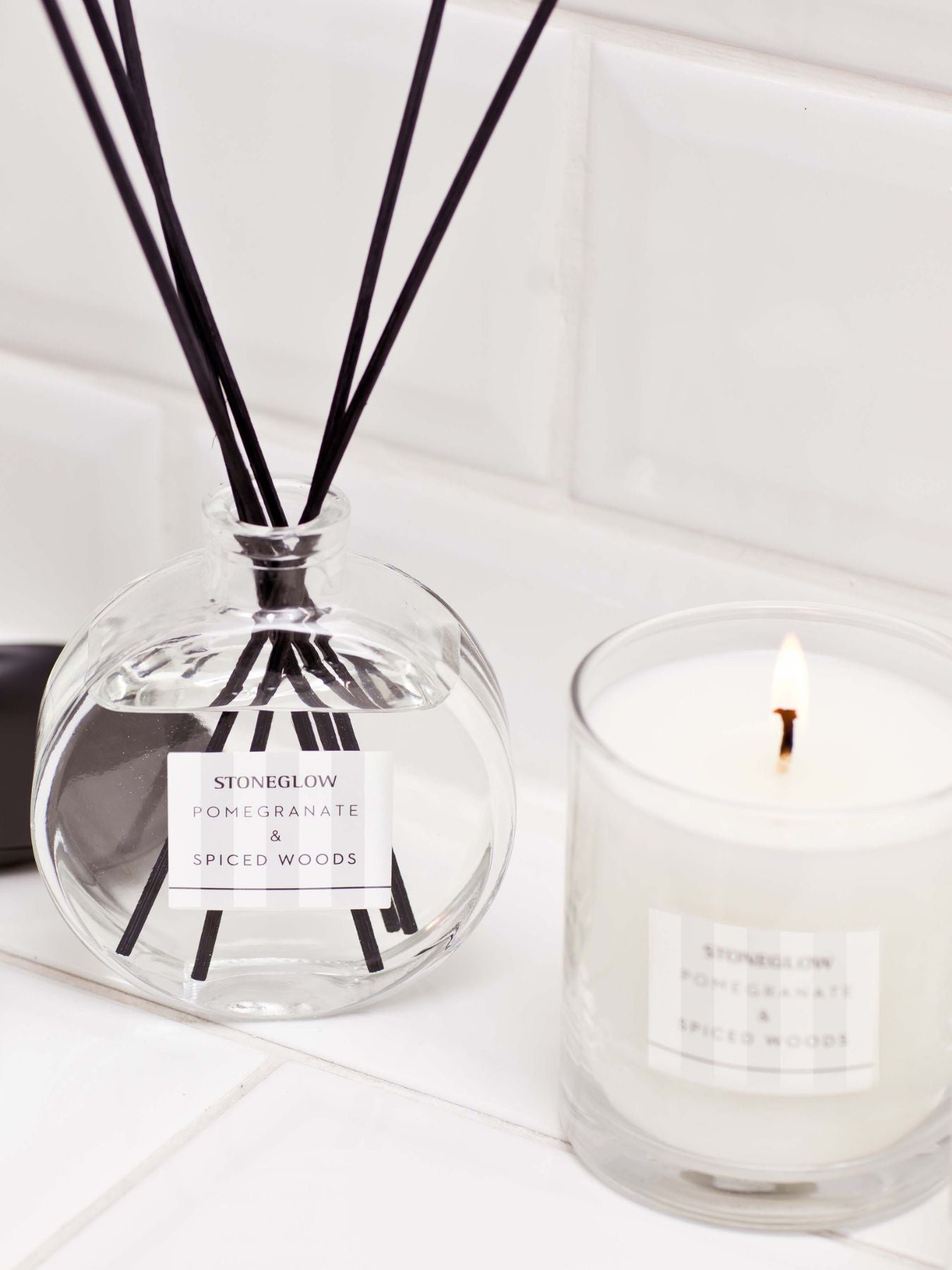 Modern Classics Pomegranate & Spiced Woods Reed Diffuser