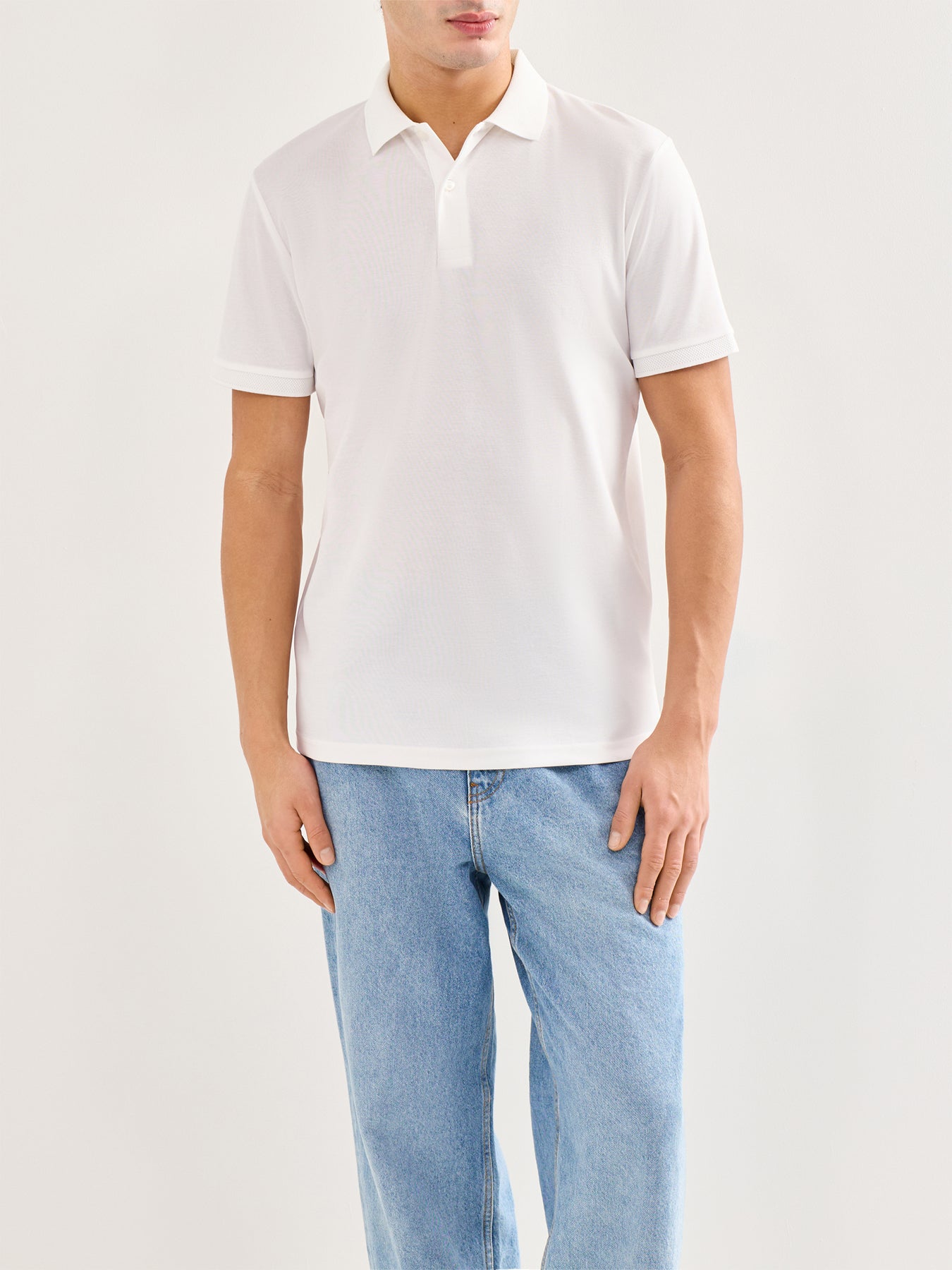 Slhfave Button Ss Polo Noos