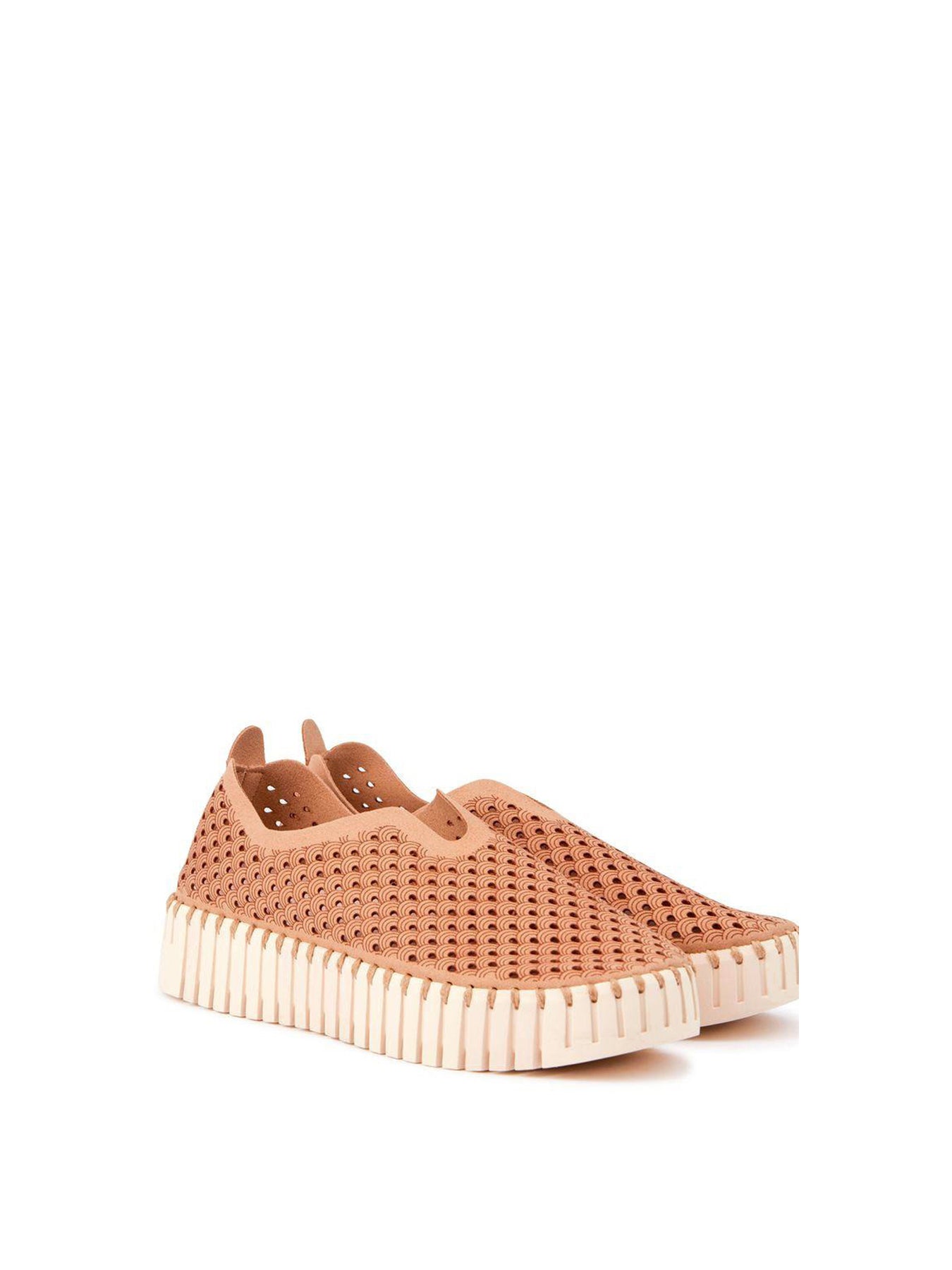 Tulip Platform Shoes Brown