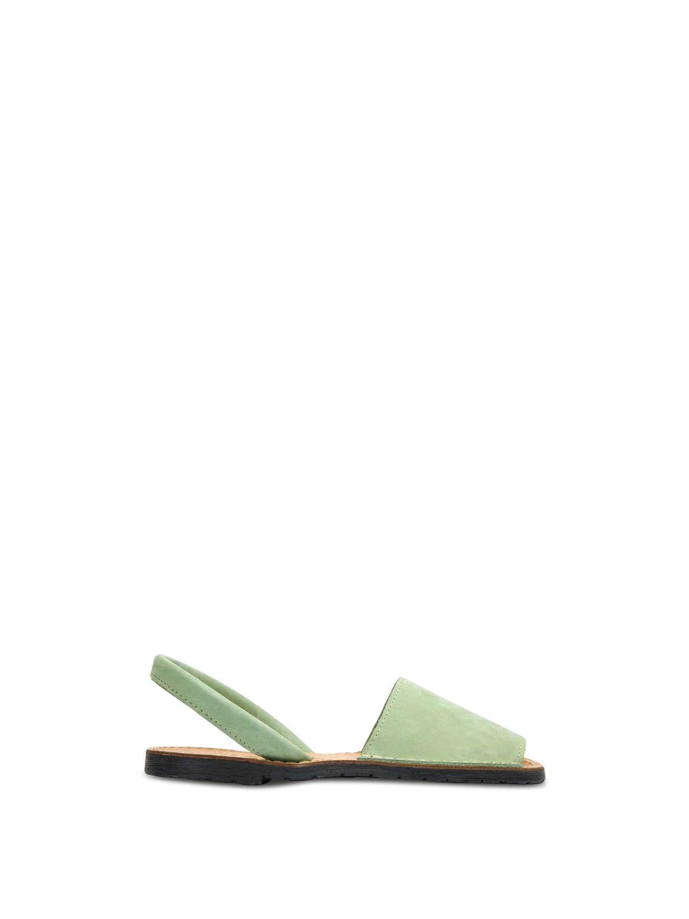 Sole Macaw Nubuck Menorcan Sandals Green