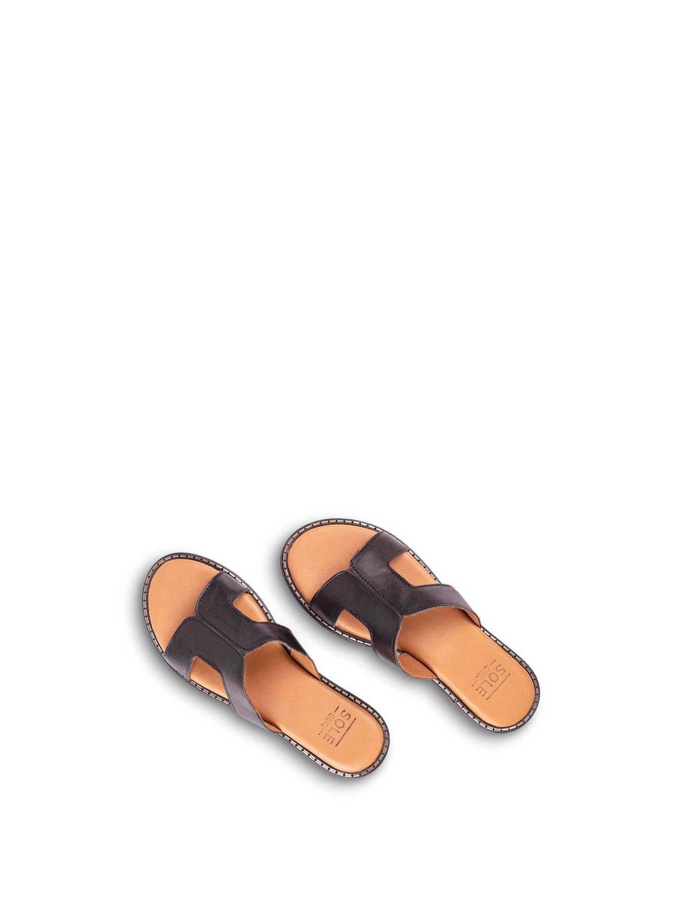 Sole Noor Slide Sandals Black