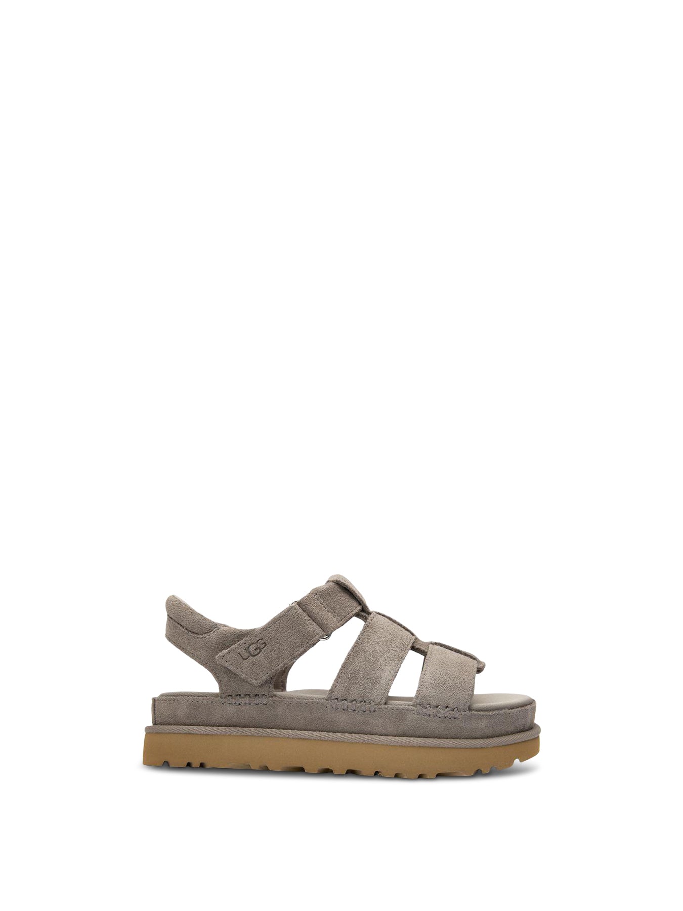 Womens Ugg Golden Star Strap Sandals Smoke