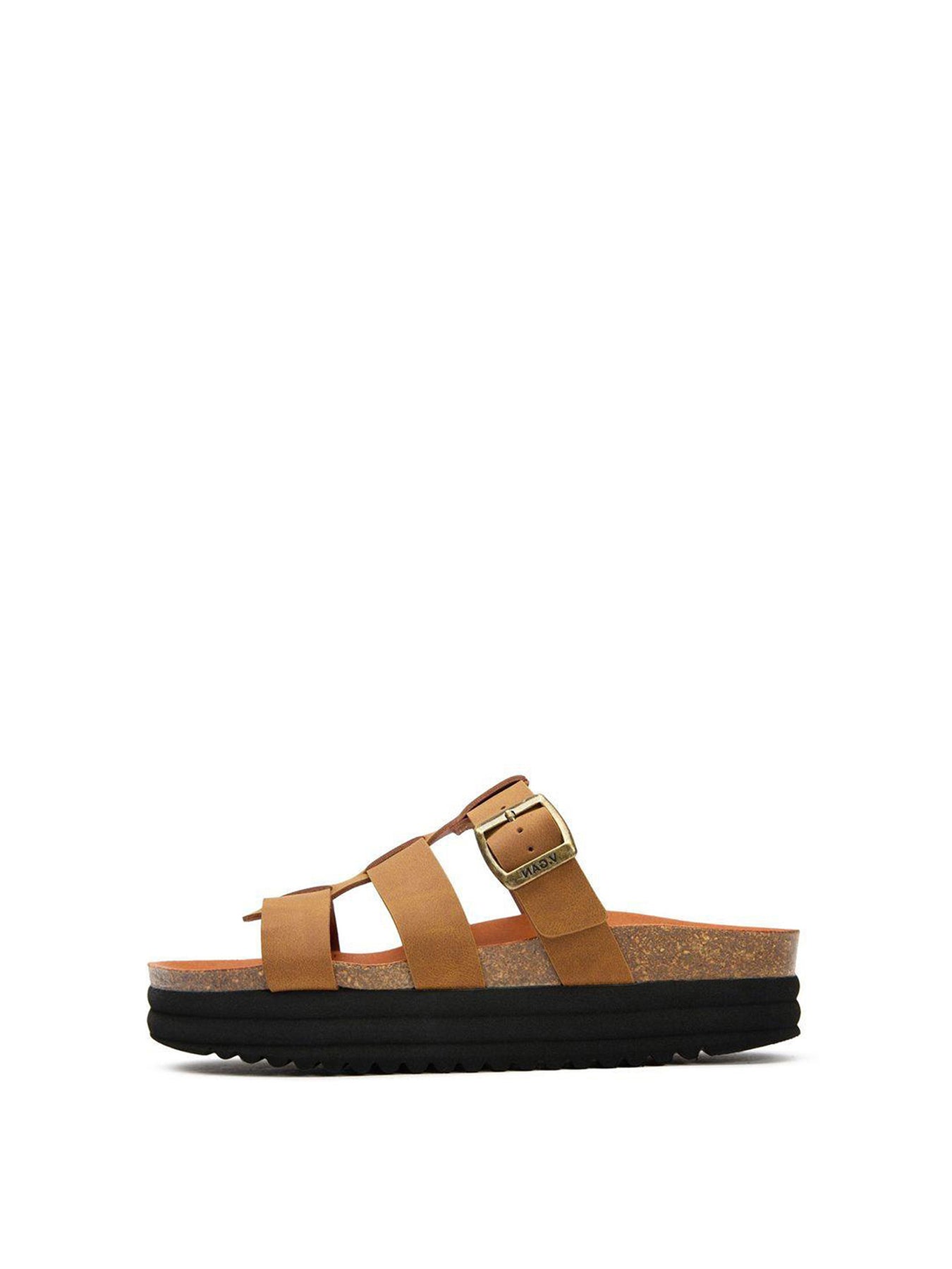 V.GAN Vegan Fig Slide Footbed Sandals