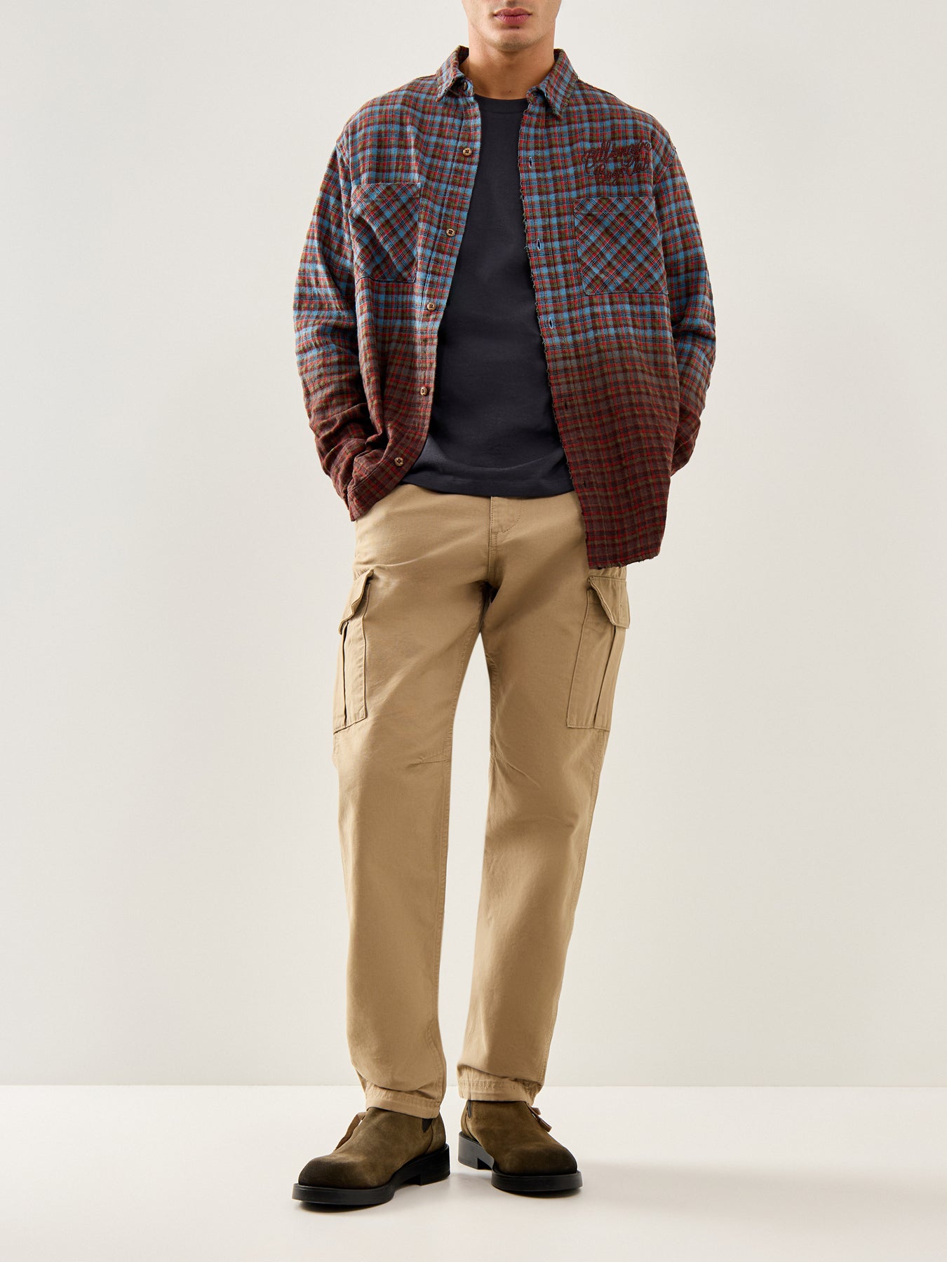 Kane Barkley Cargo Pants Beige