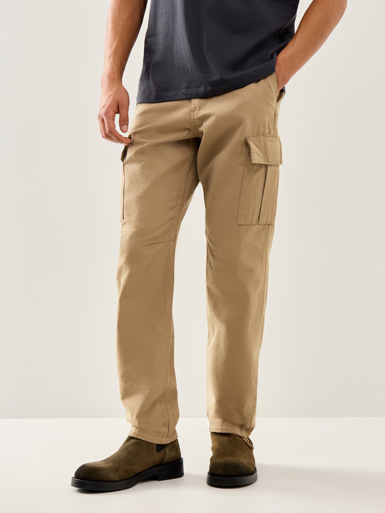 Kane Barkley Cargo Pants Beige