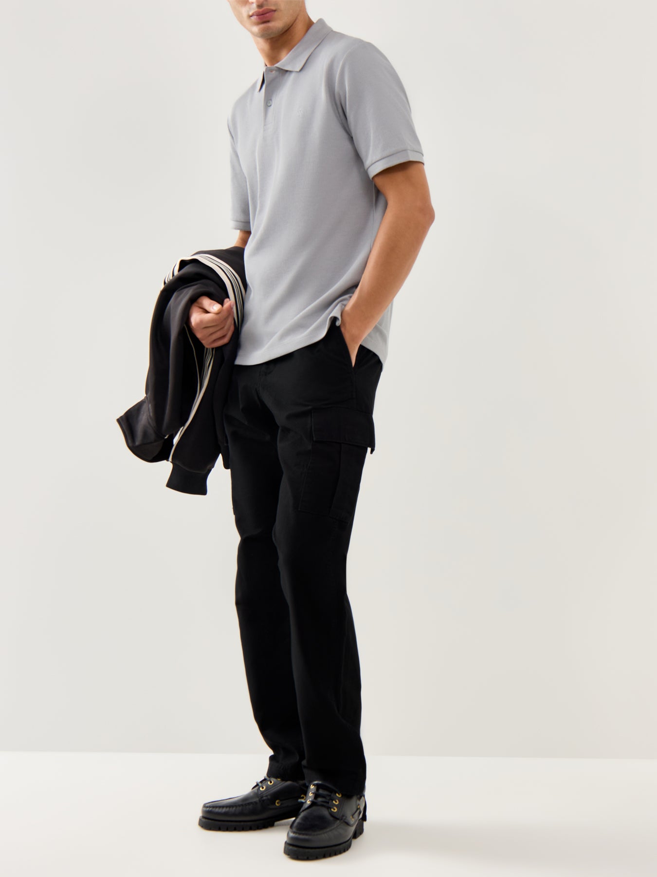 Austin Short Sleeve Polo Grey