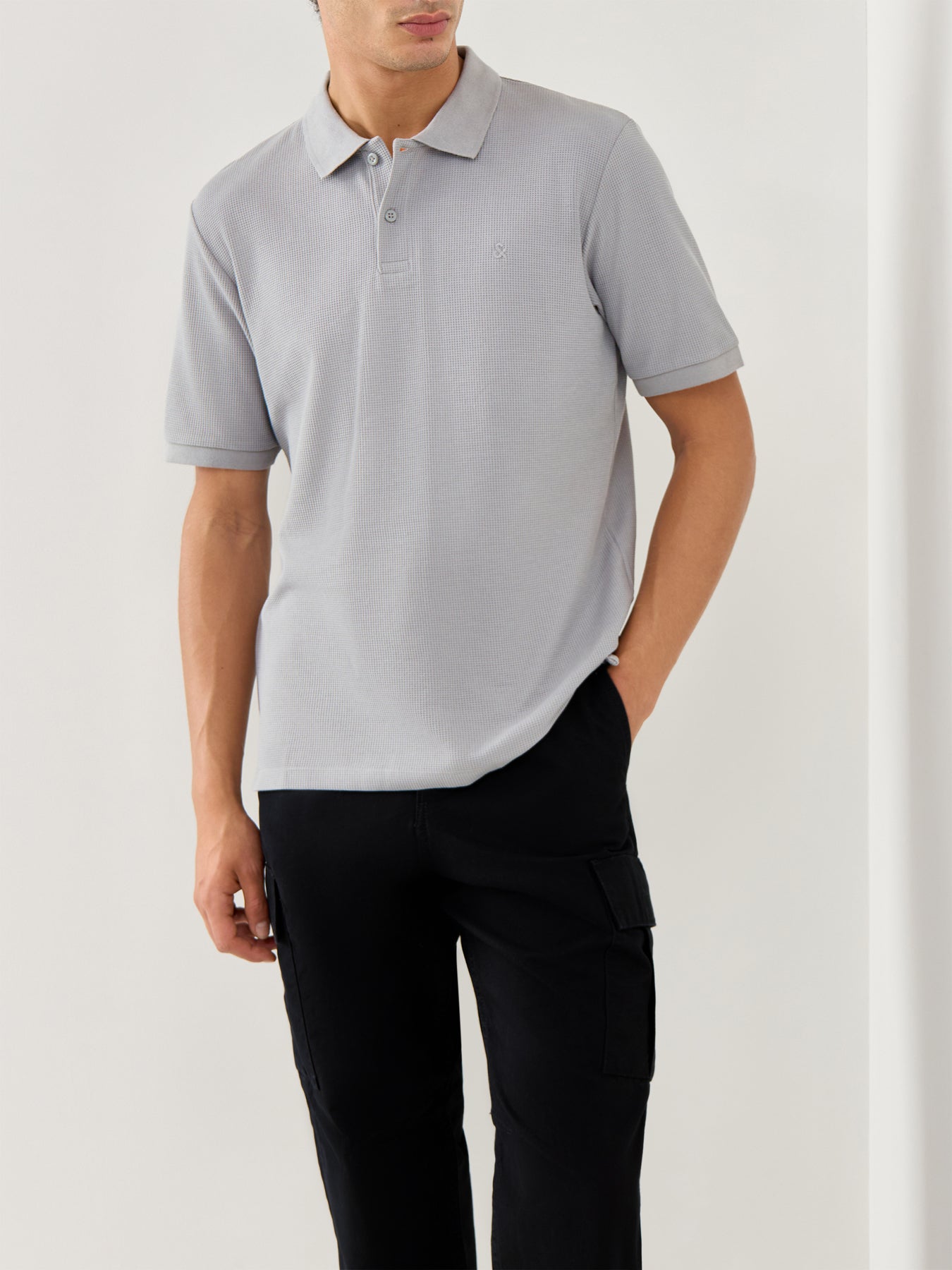 Austin Short Sleeve Polo Grey