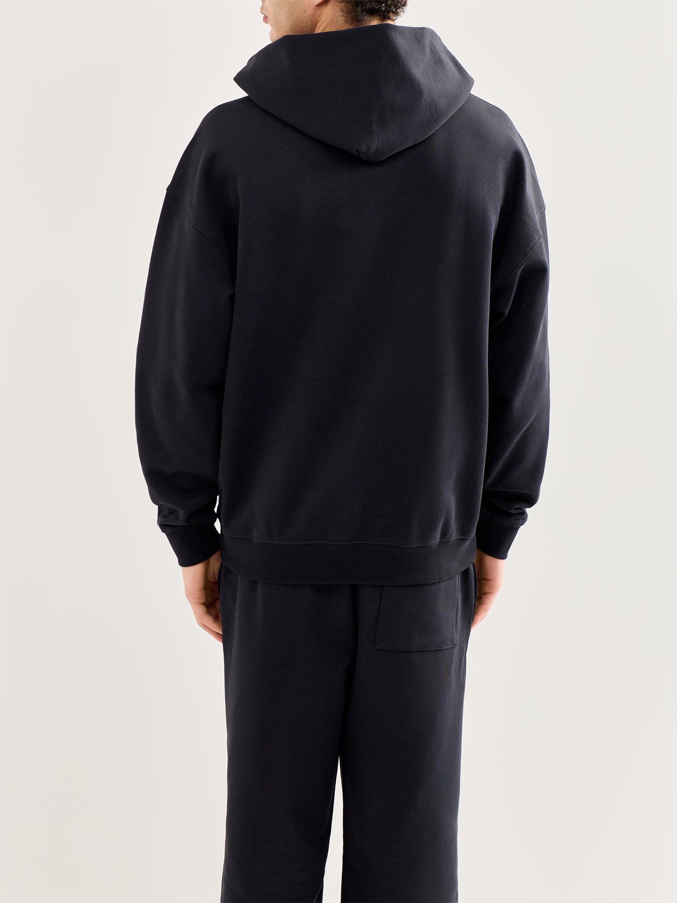 Lucas Oversized Long Sleeve Hoodie Black