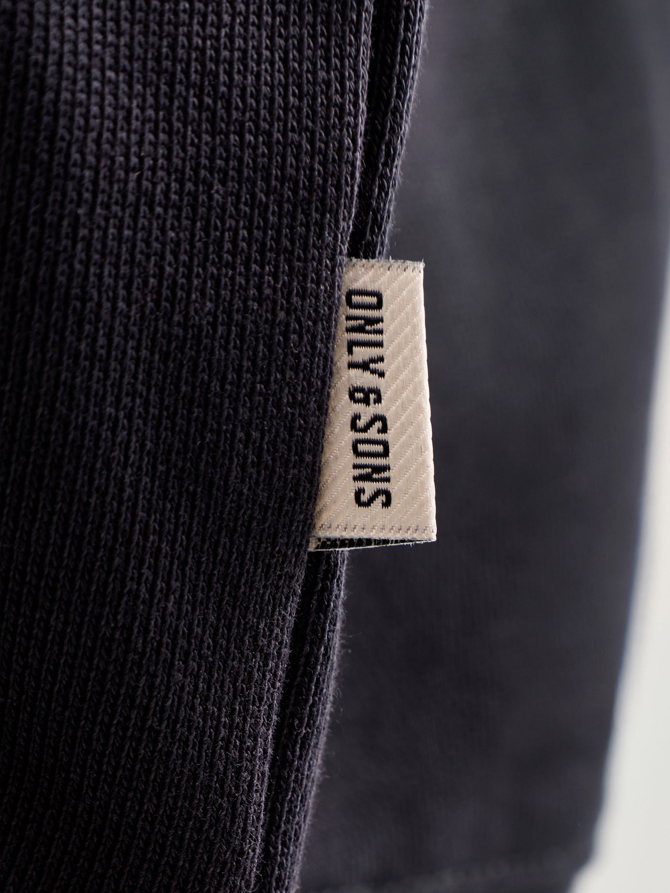 Lucas Oversized Long Sleeve Sweatshirt Black