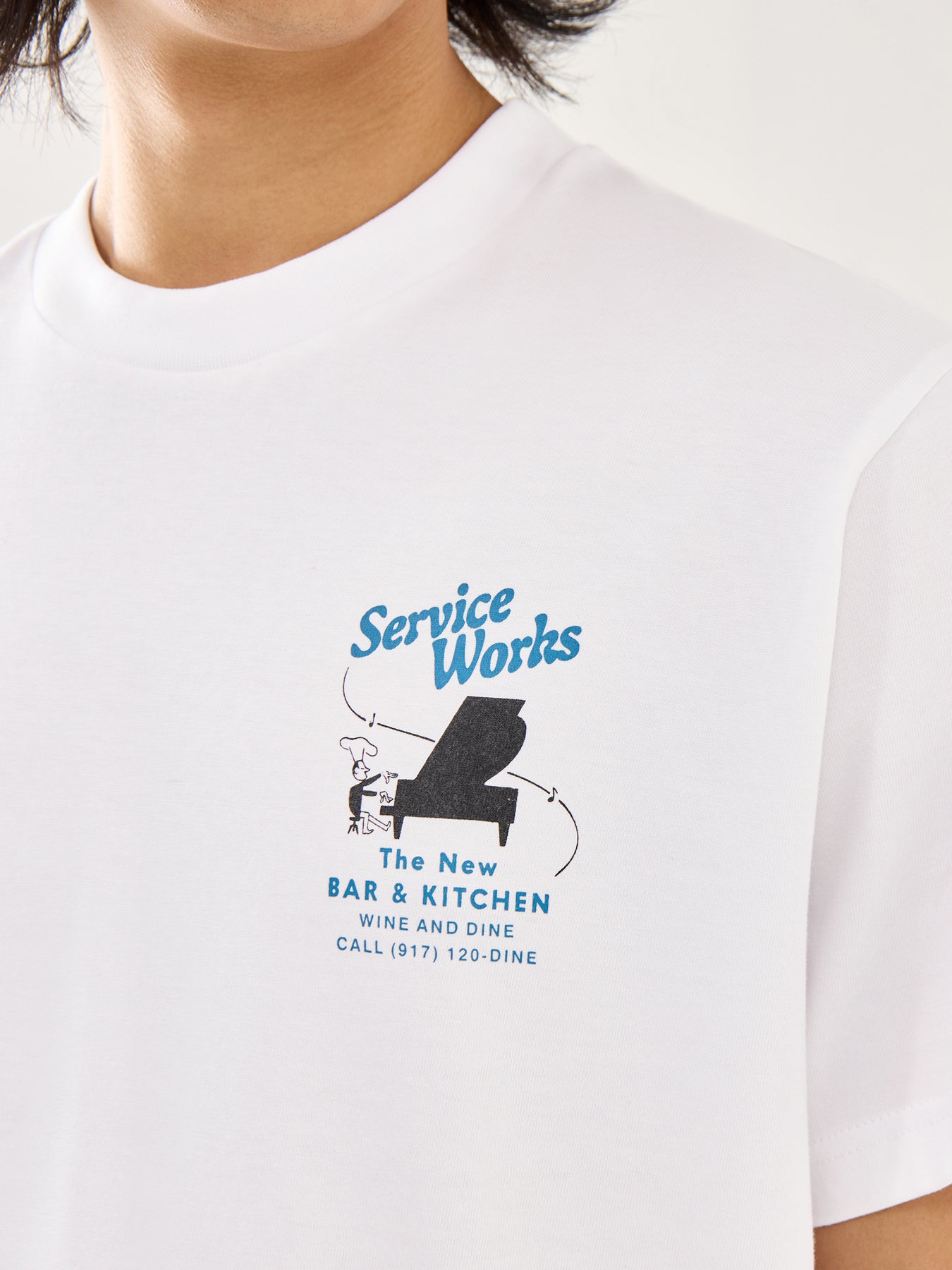 Bar + Kitchen Tee White