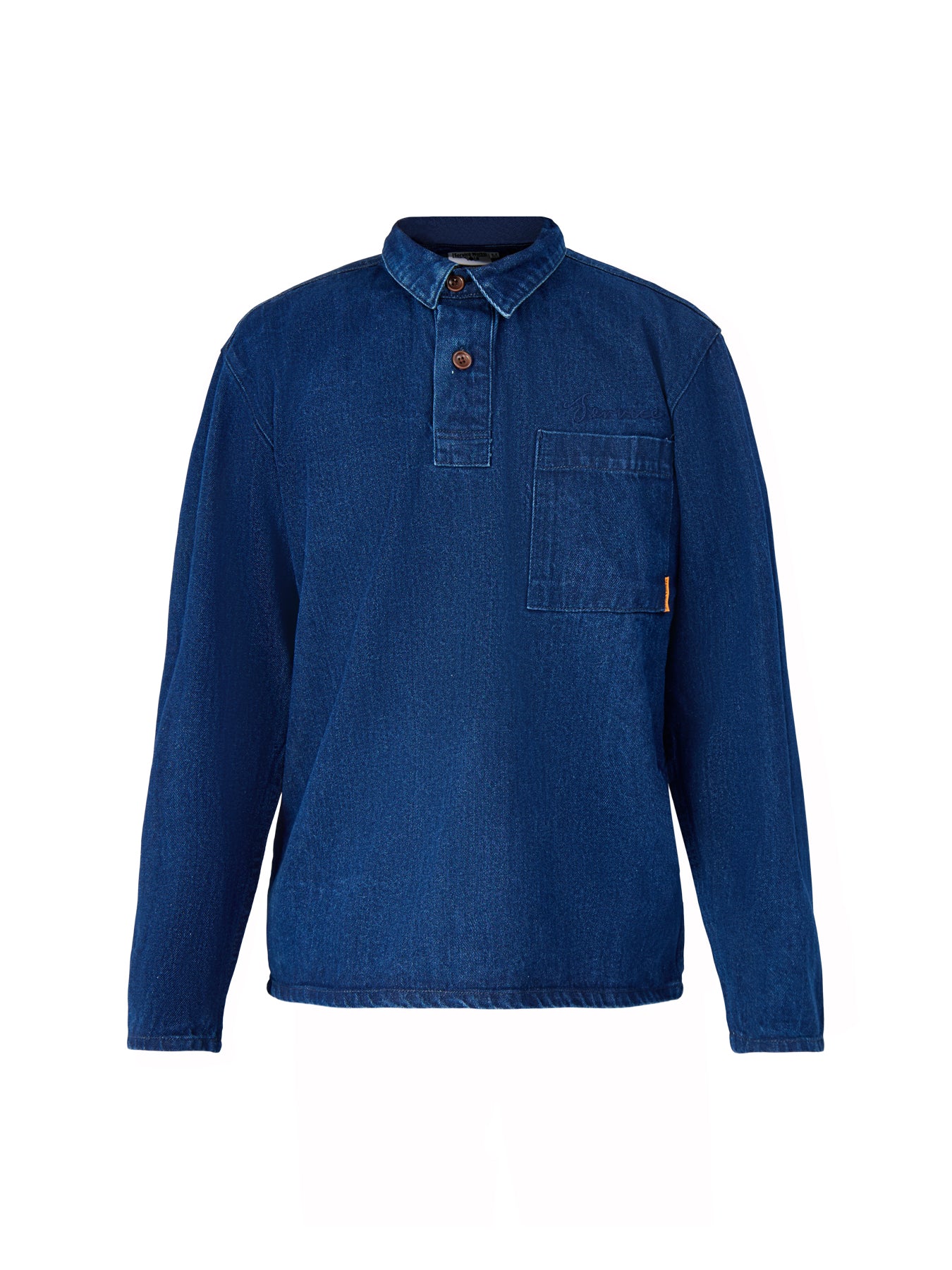 Denim Script Popover Indigo