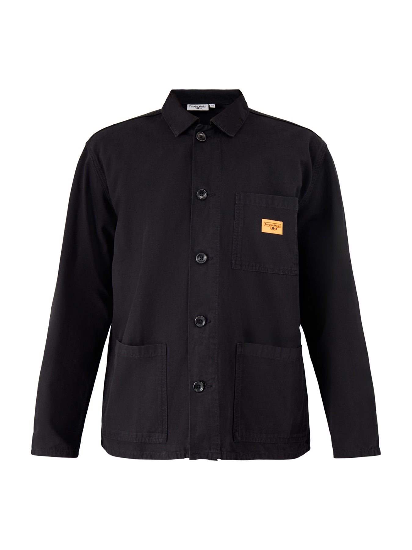 Canvas Chore Shirt Black