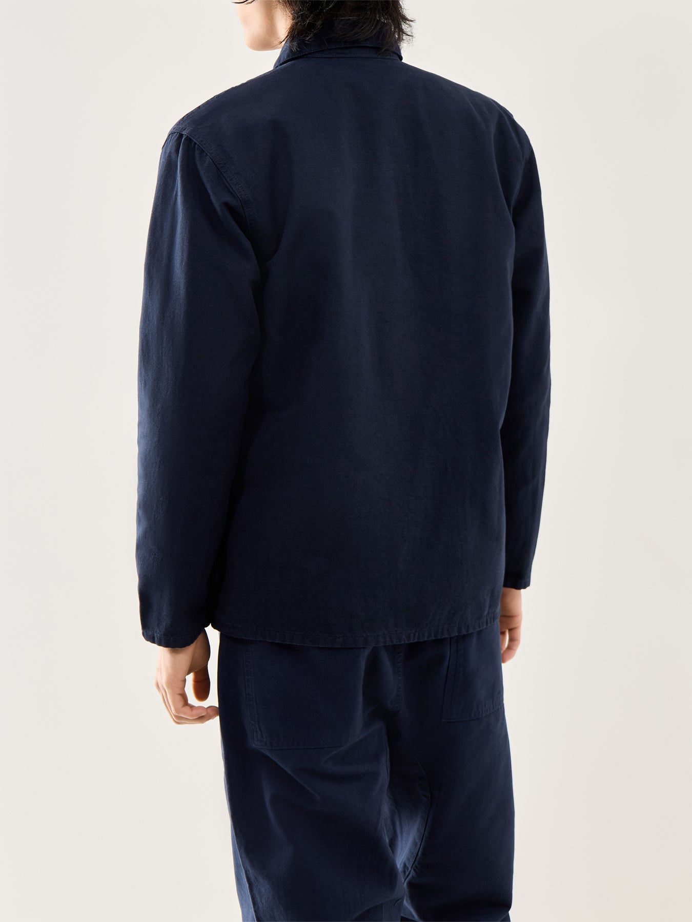 Canvas Chore Shirt Navy